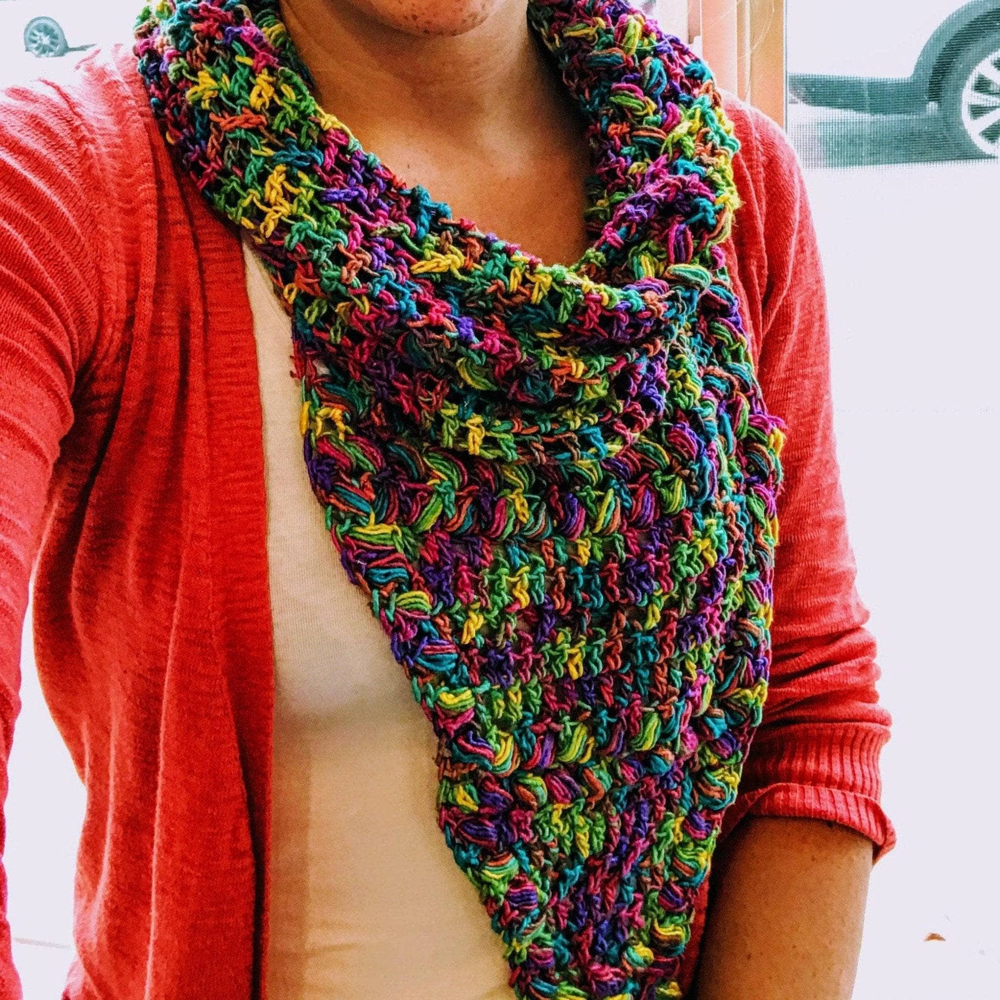 Rainbow Meadows Cowl Crochet Kit - Image 2
