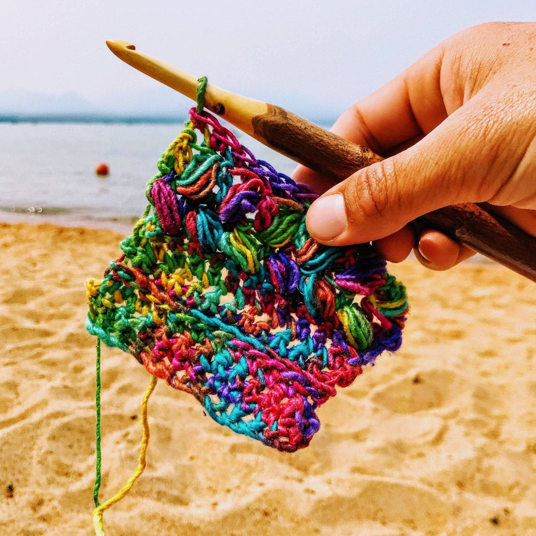 Rainbow Meadows Cowl Crochet Kit - Image 4