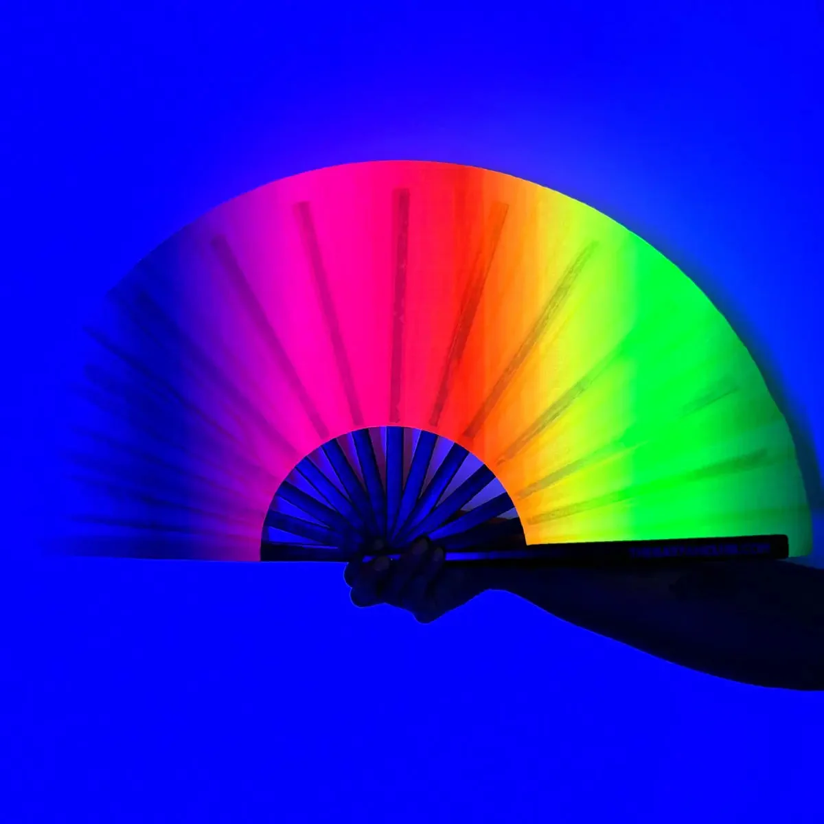 Rainbow Rave Fan (UV) - Image 3