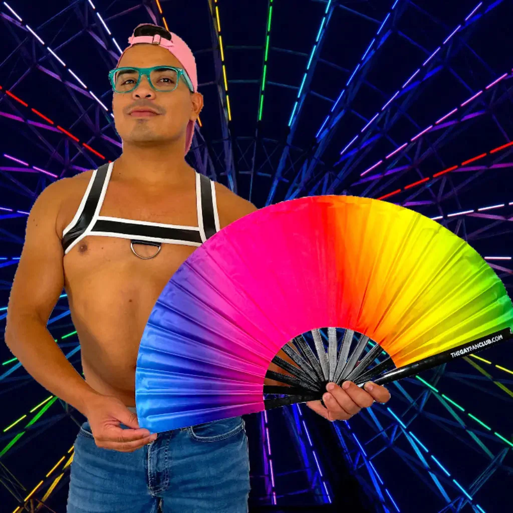 Rainbow Rave Fan (UV) - Image 5