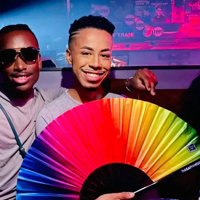Rainbow Rave Fan (UV) - Image 7