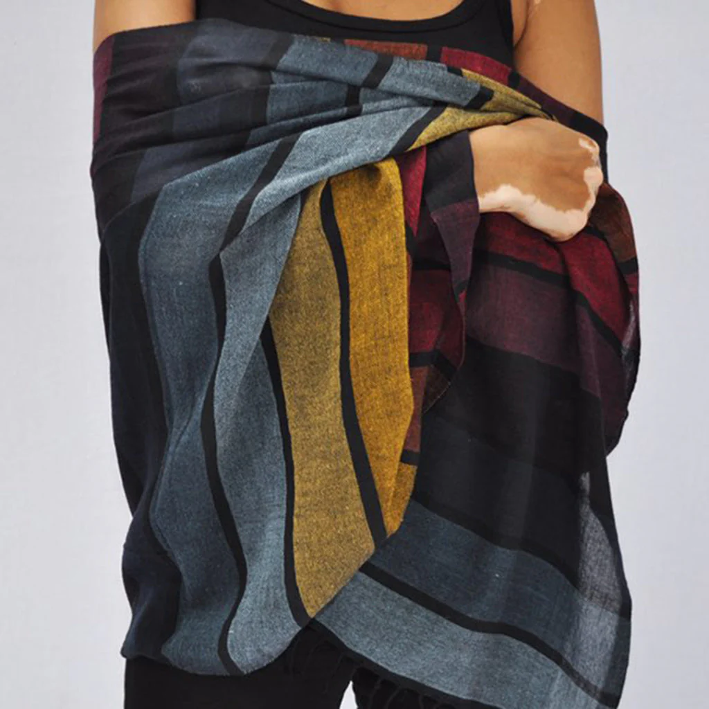 Rainbow Wrap Scarf - Image 5