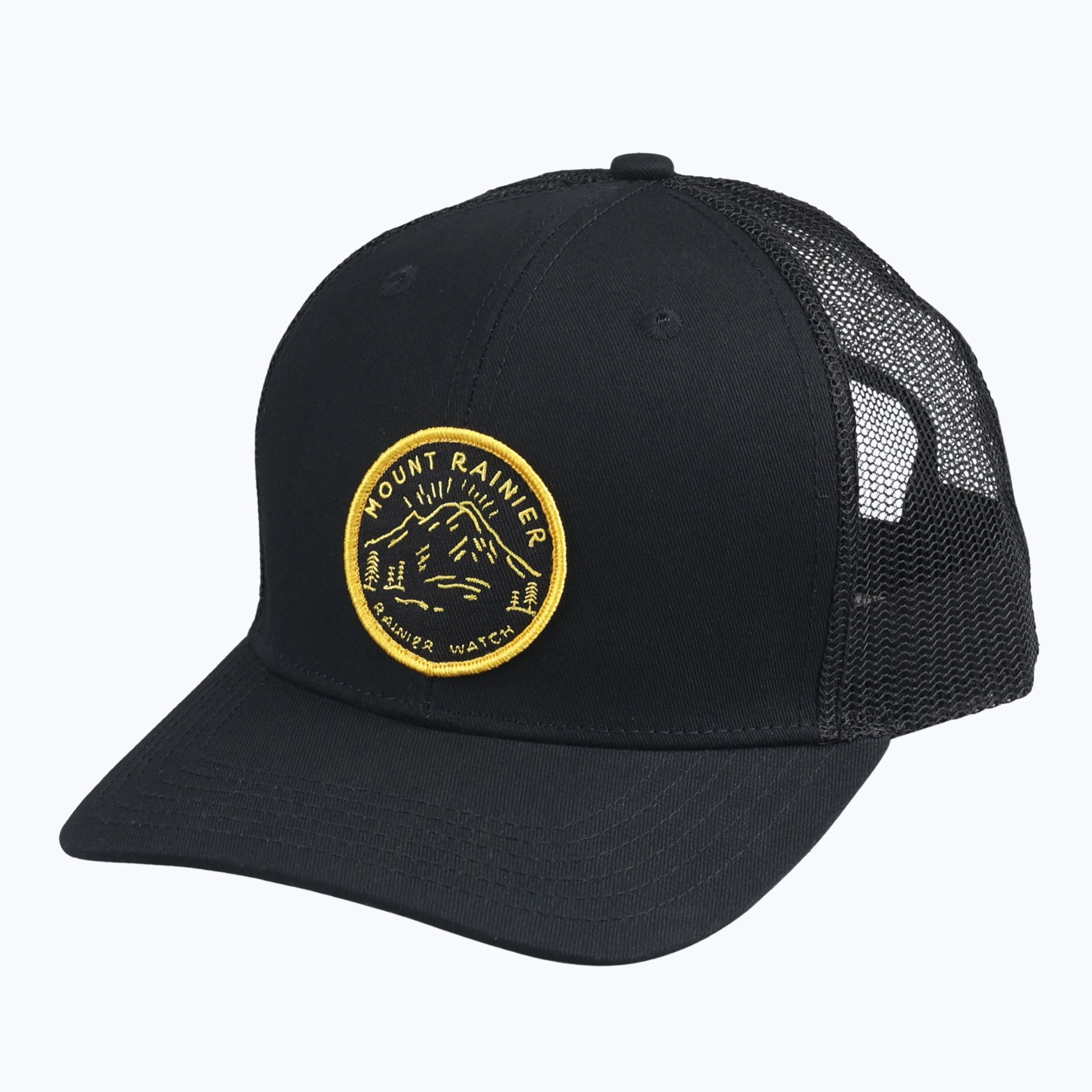 Ranger Patch Trucker Snapback Cap - Black - Image 4