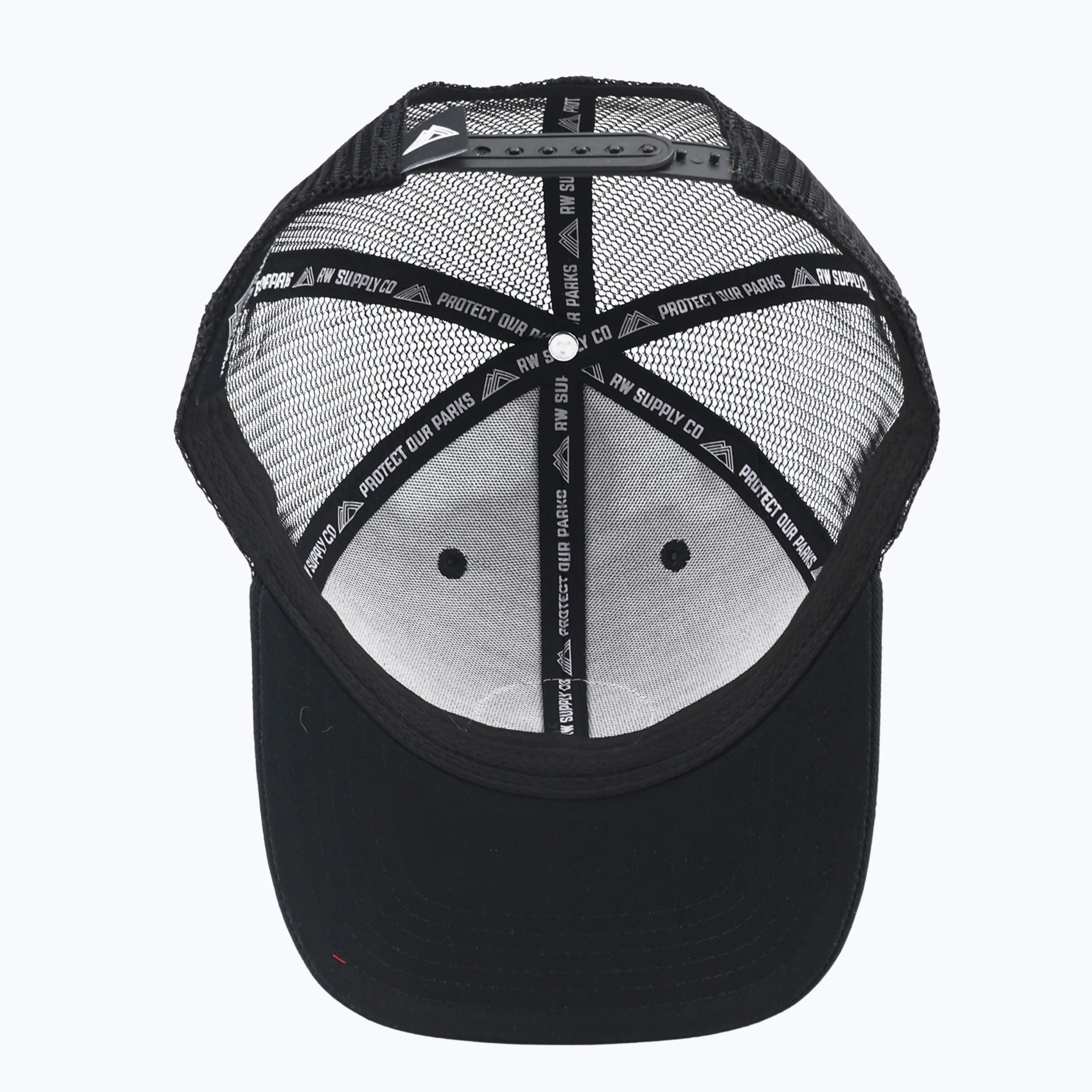 Ranger Patch Trucker Snapback Cap - Black - Image 5