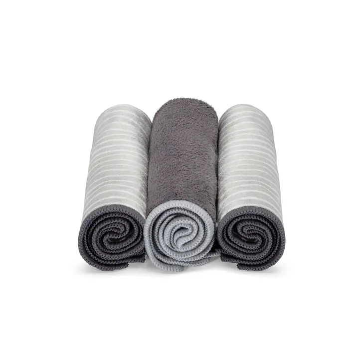 Recycled All-Purpose Microfiber Cloths (set of 3) - Image 2