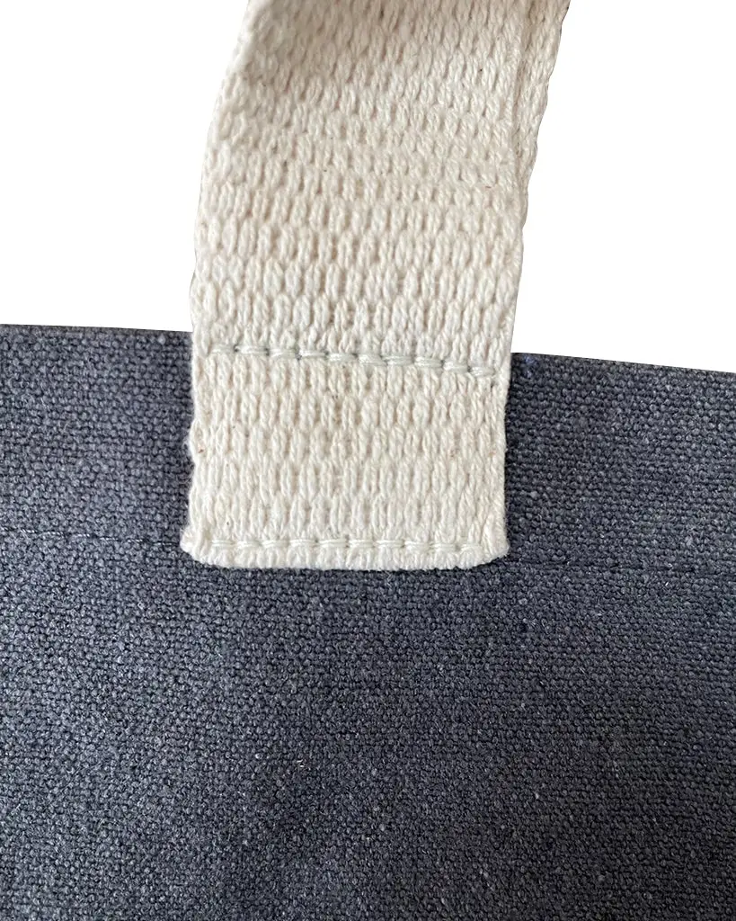 Recycled Heavy Canvas Tote Bag with Full Gusset | Durable Eco-Friendly Carryall - Image 2