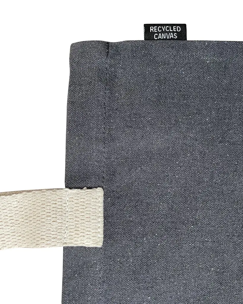 Recycled Heavy Canvas Tote Bag with Full Gusset | Durable Eco-Friendly Carryall - Image 3