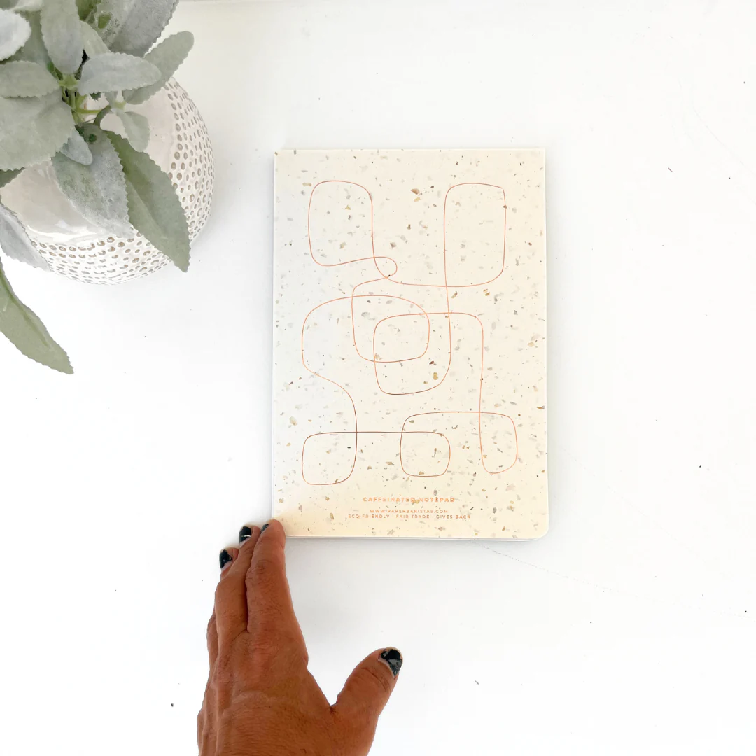 Recycled Coffee Grounds Journal Notepad - Image 4
