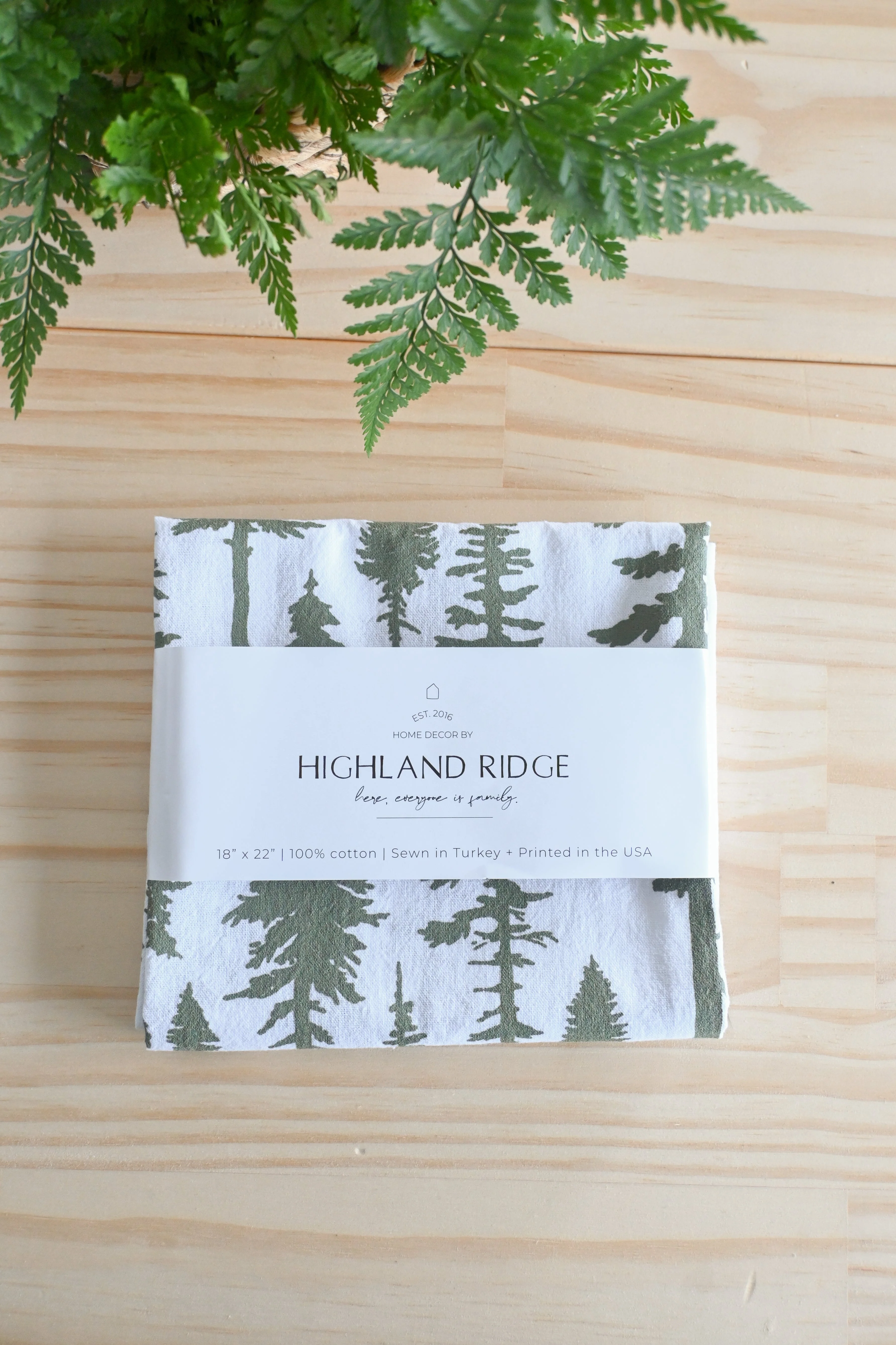 Redwood Trees Tea Towel - Image 4