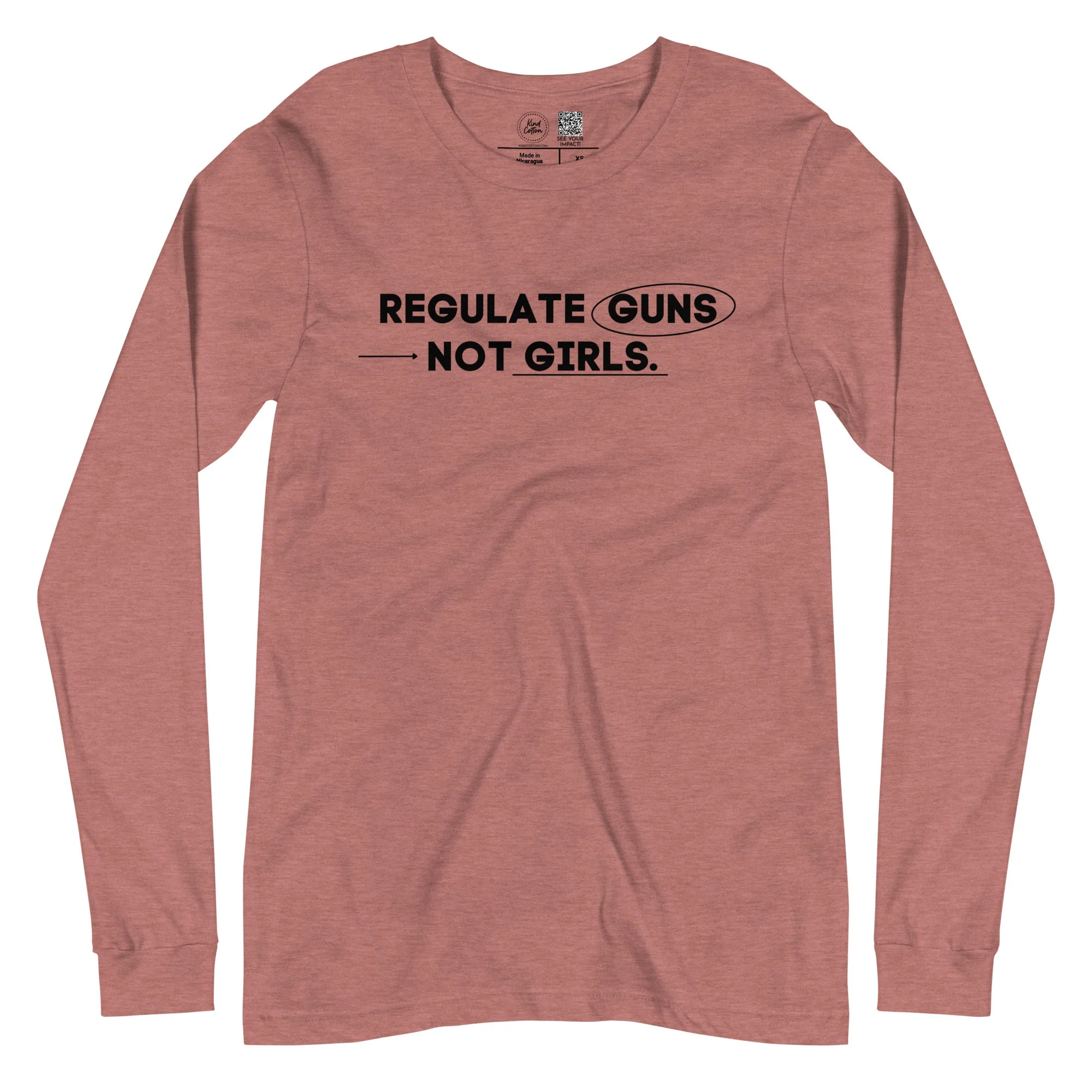 Regulate Guns not Girls Classic Long Sleeve - Image 3