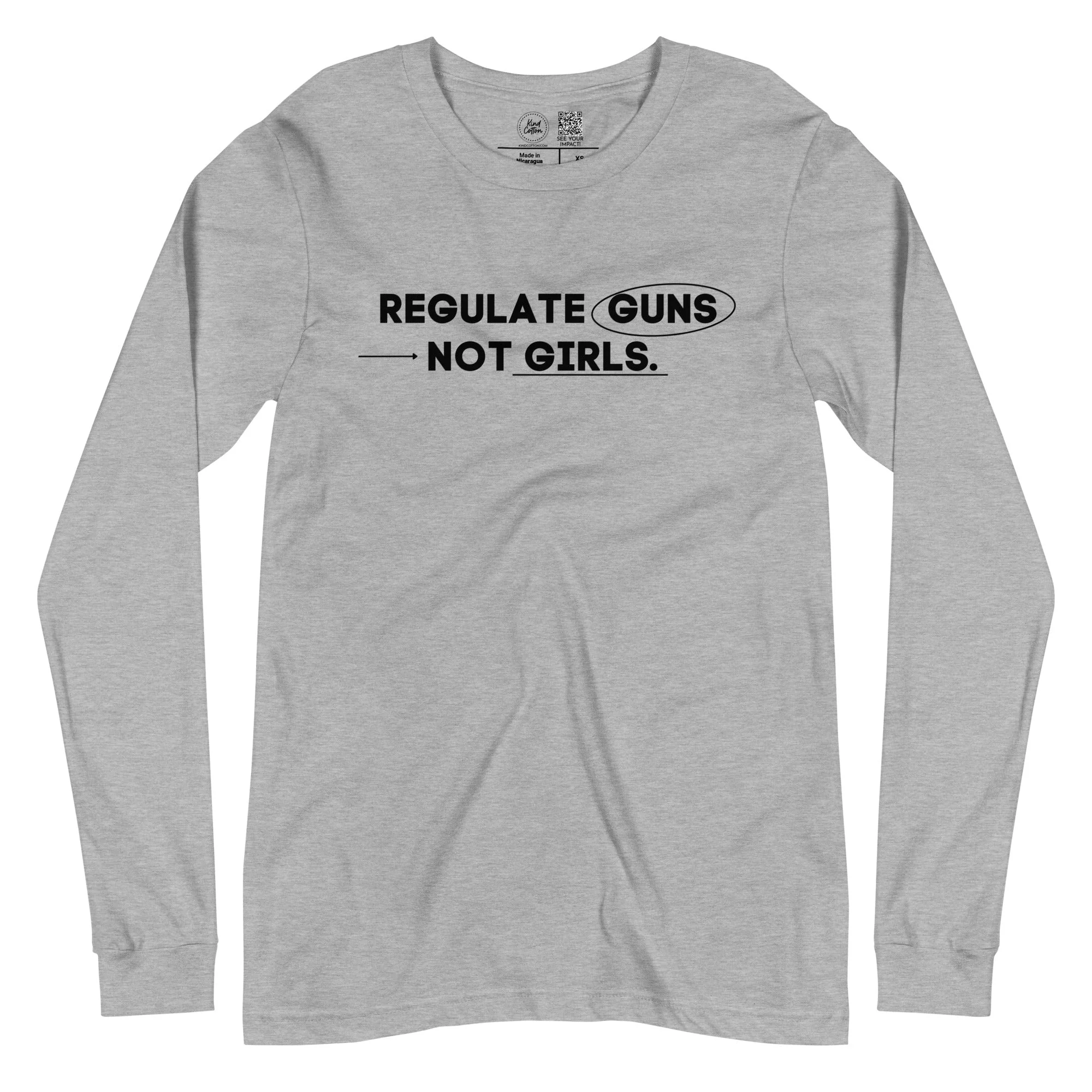Regulate Guns not Girls Classic Long Sleeve - Image 4