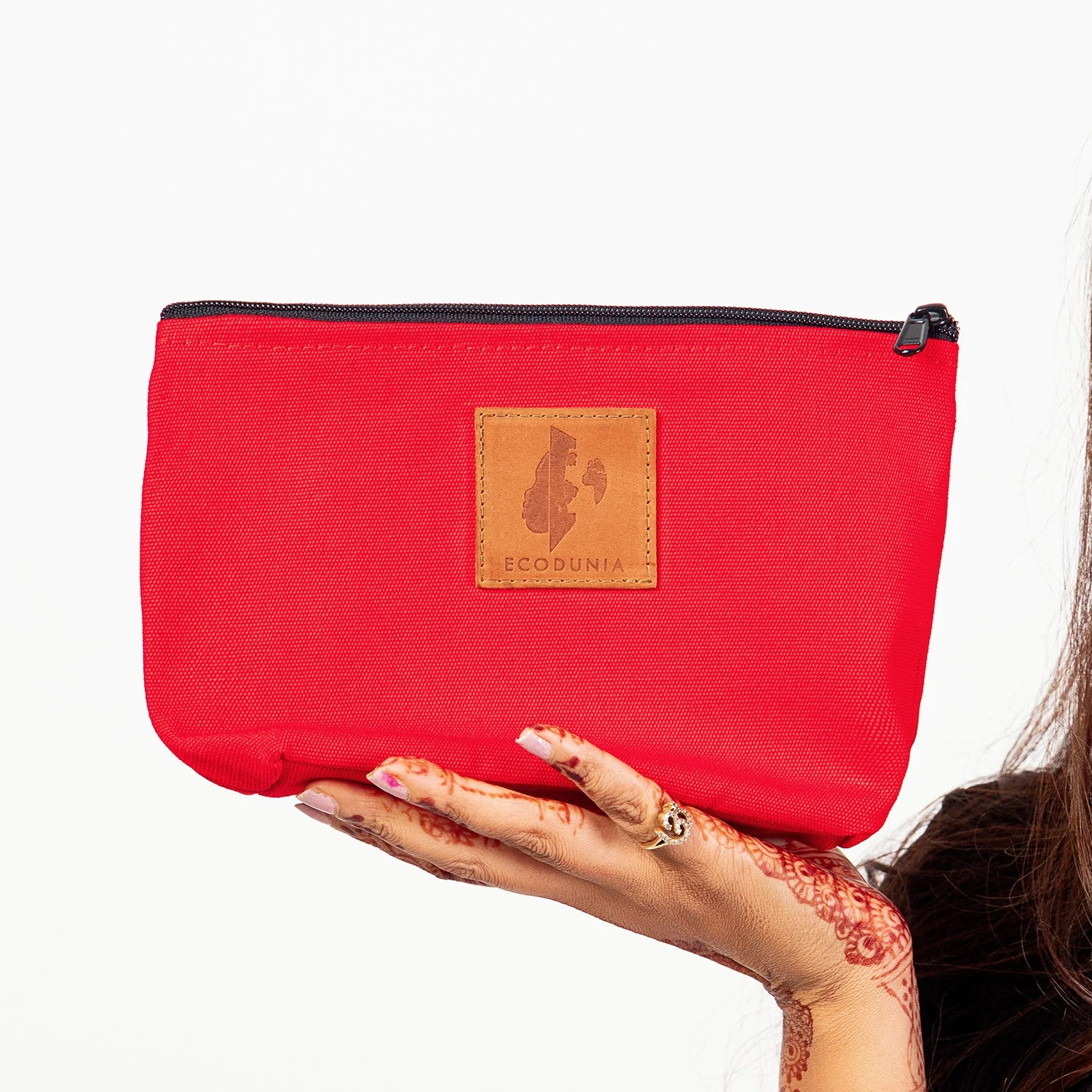 Ren Canvas Makeup Bag – Fair Trade Cosmetic & Toiletry Pouch - Image 6