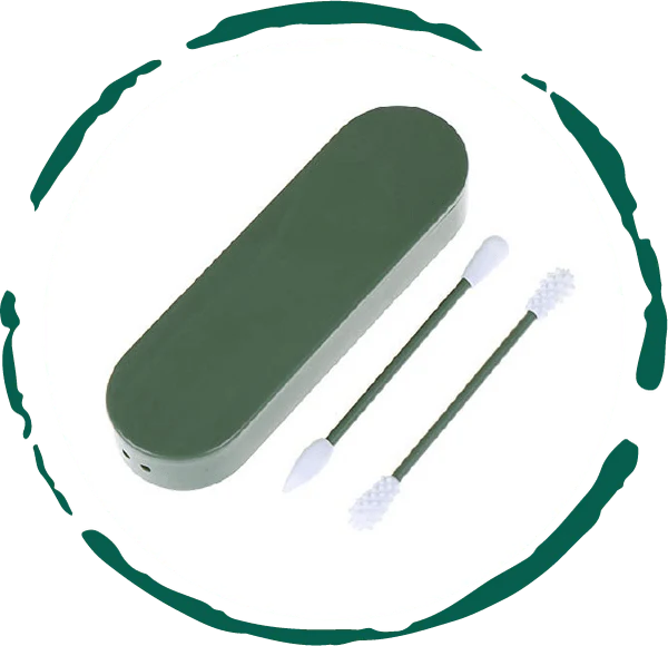 Reusable Silicone Cotton Swab -2 Pack - Image 3
