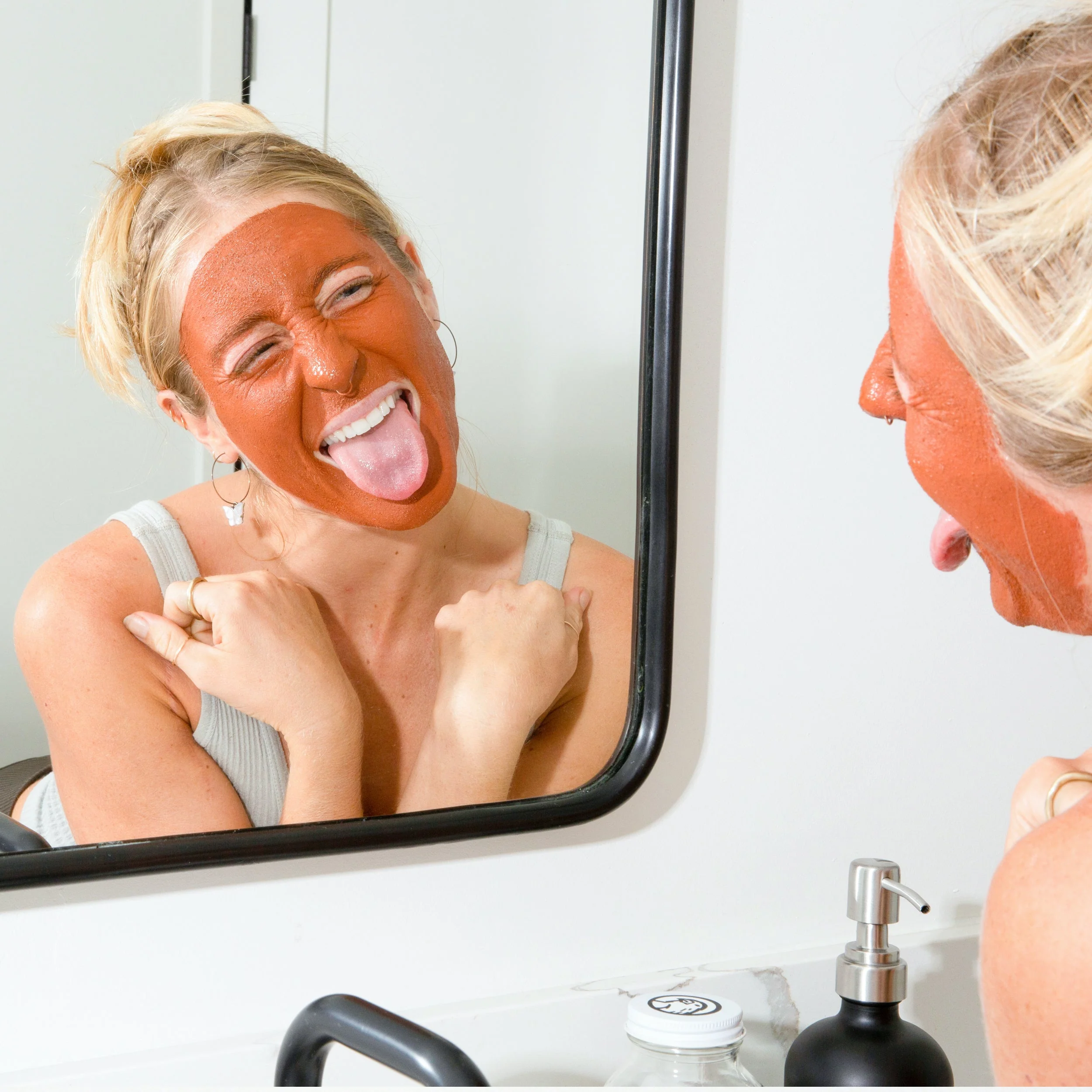 Rhassoul Clay + Rose Face Mask - Image 2