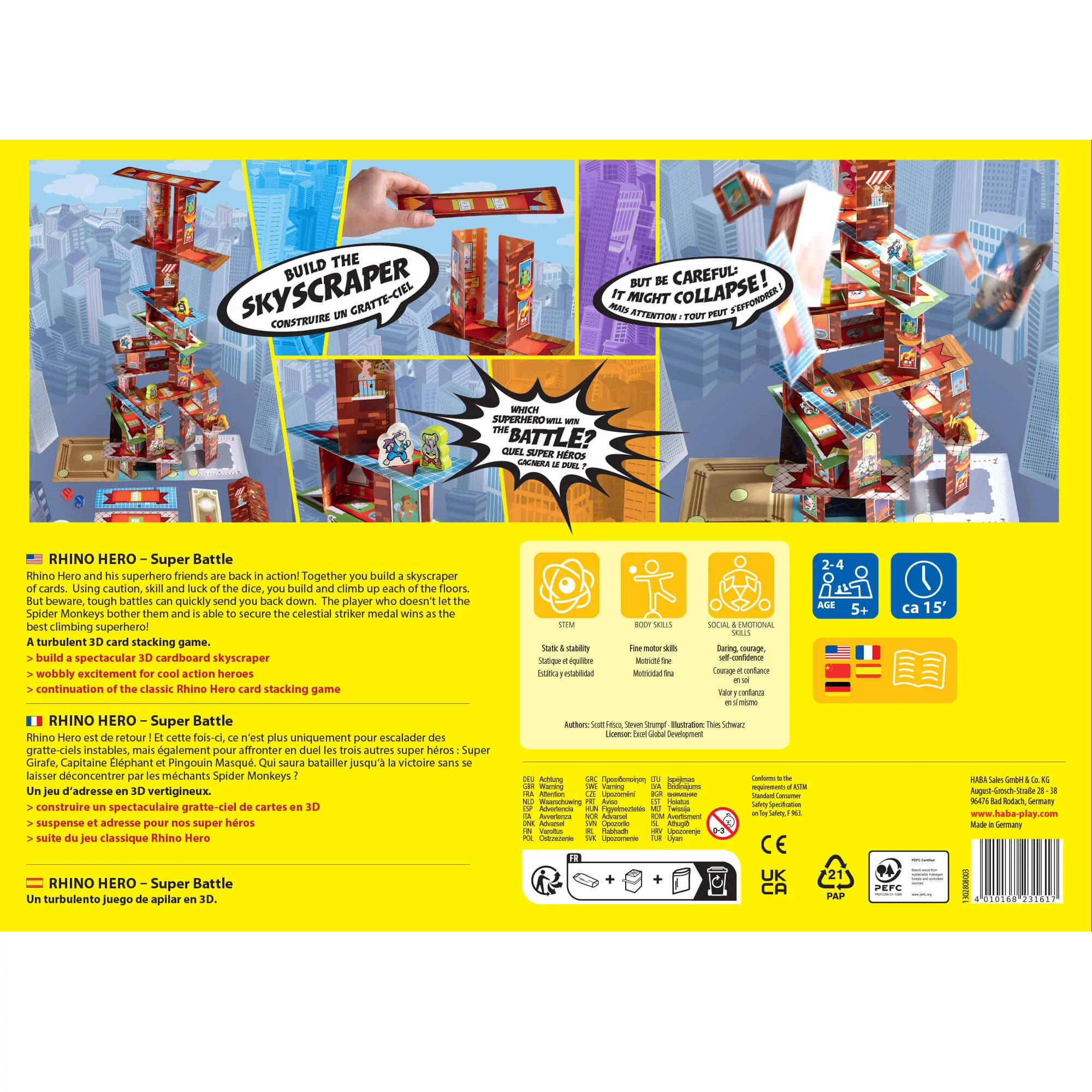 Rhino Hero - Super Battle Stacking Game - Image 9