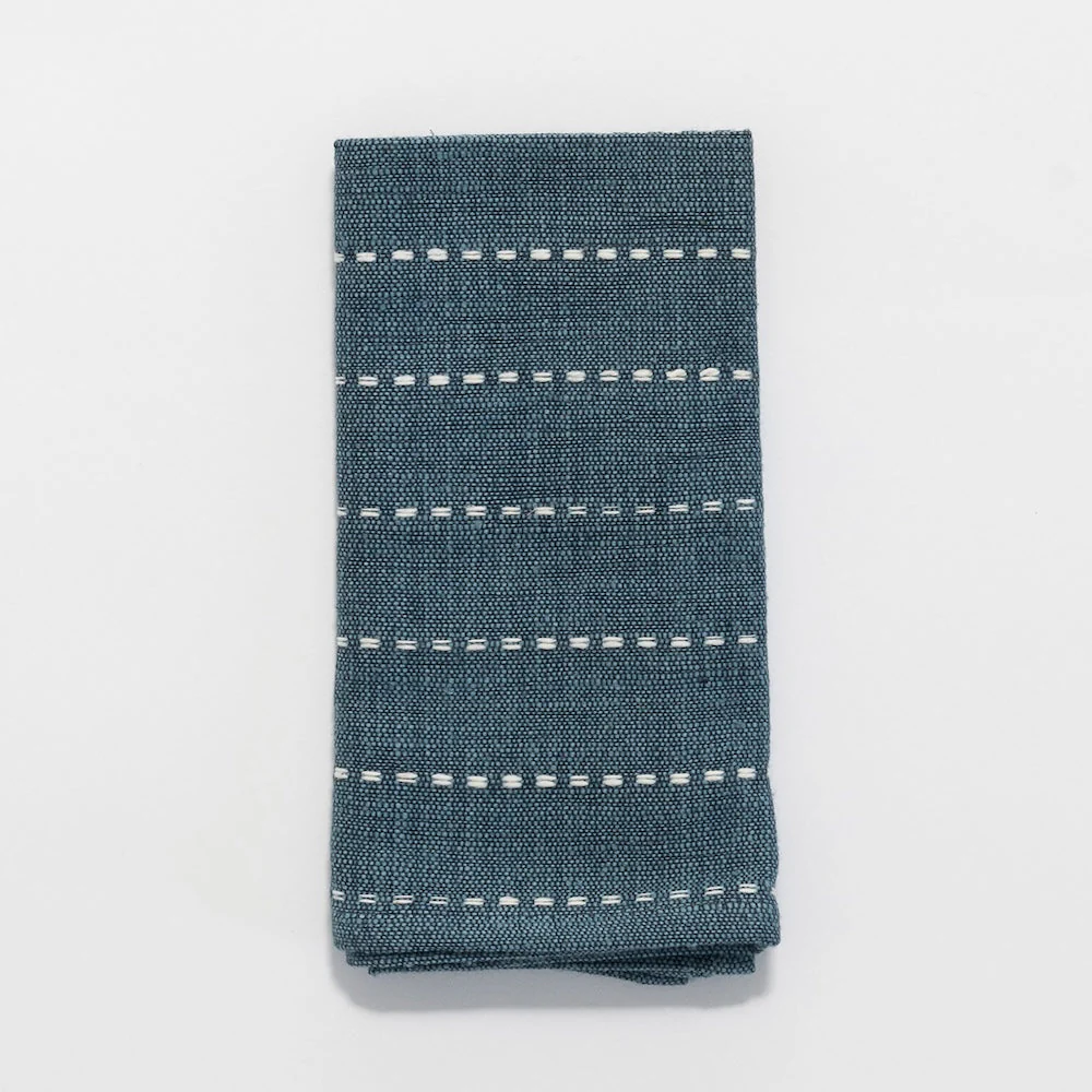Rift Valley Handwoven Ethiopian Cotton Cocktail Napkins | Set of 2 - Image 15
