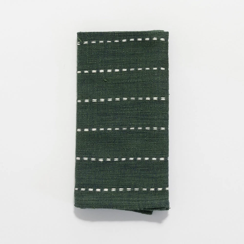 Rift Valley Handwoven Ethiopian Cotton Cocktail Napkins | Set of 2 - Image 16
