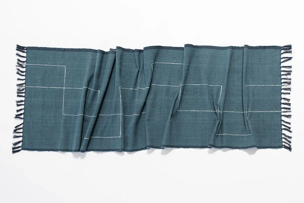 Rift Valley Handwoven Ethiopian Cotton Table Runner - Image 13