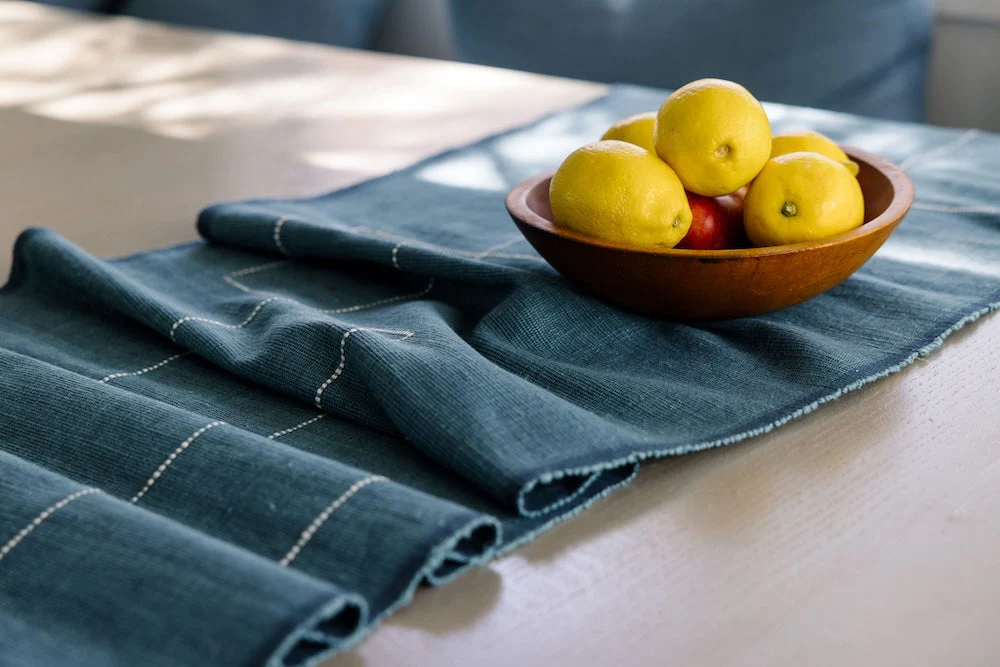 Rift Valley Handwoven Ethiopian Cotton Table Runner - Image 5