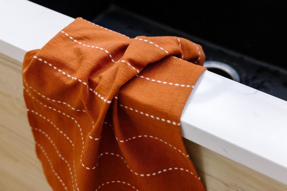 Rift Valley Handwoven Ethiopian Cotton Tea Towel - Image 6