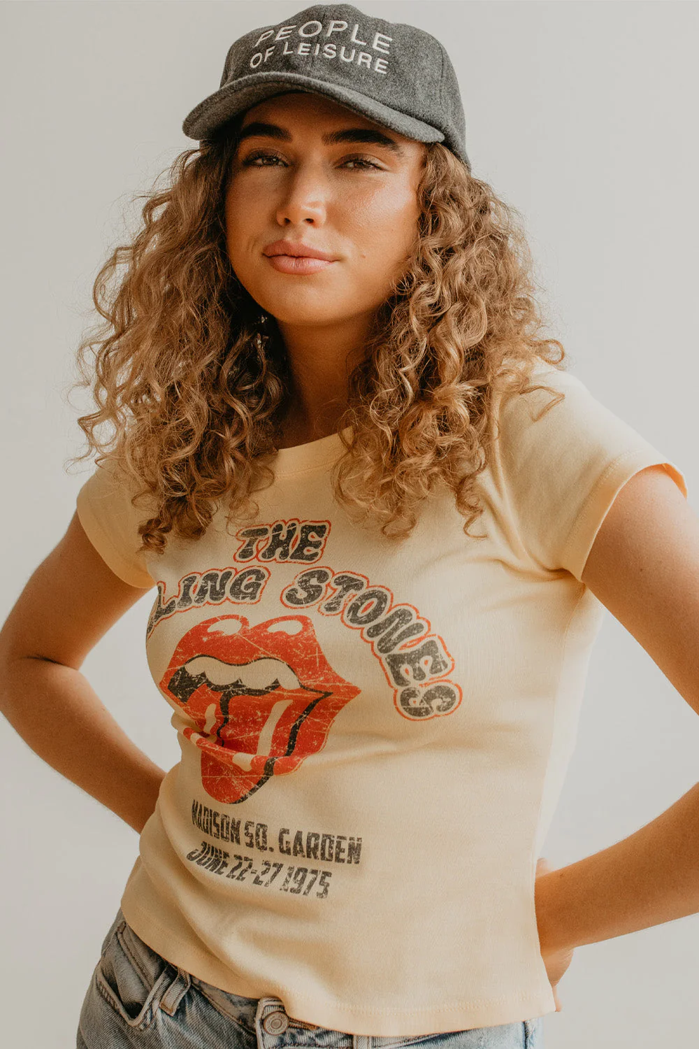 Rolling Stones 1975 Baby Tee - Image 4