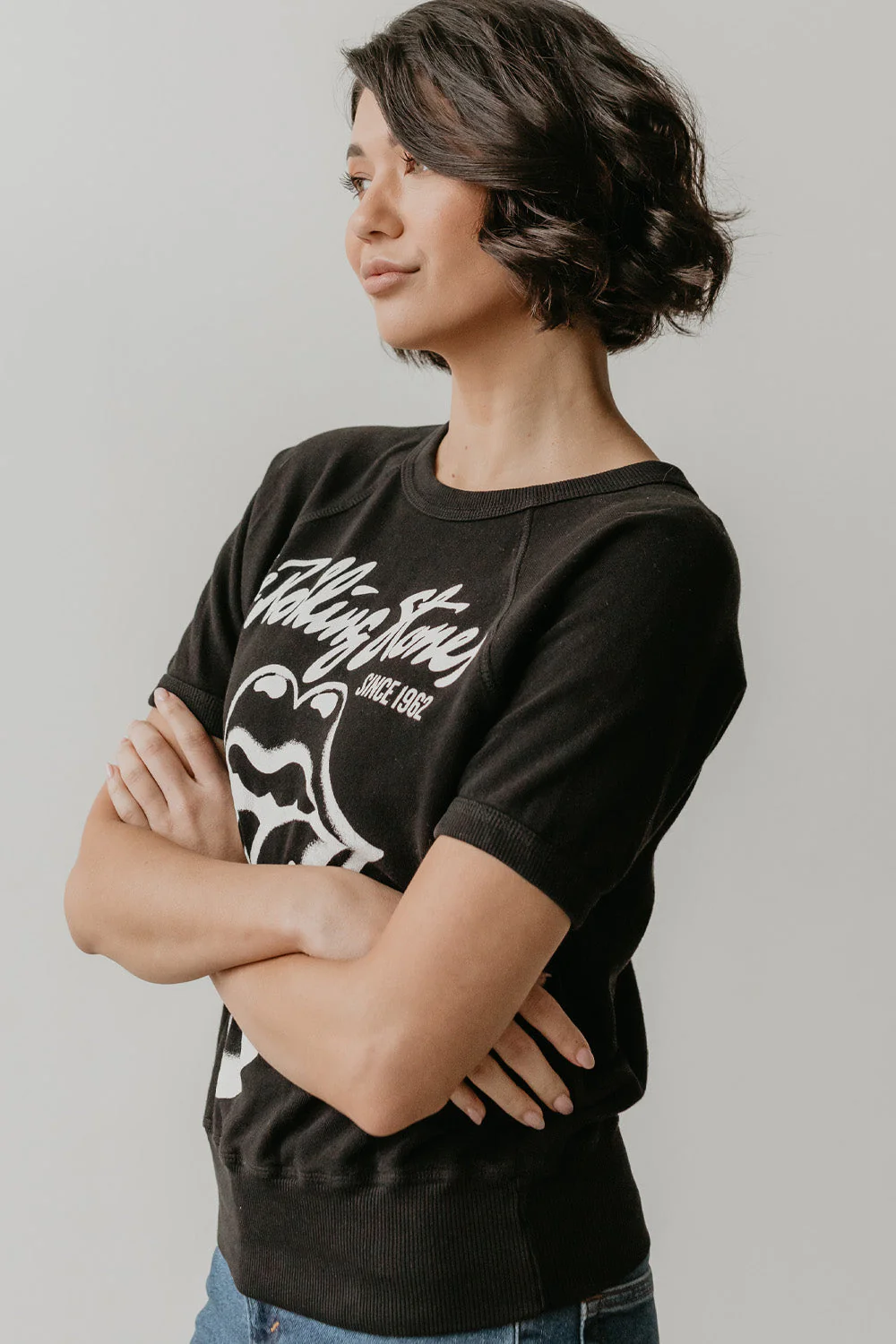 Rolling Stones Black Raglan Tee - Image 10