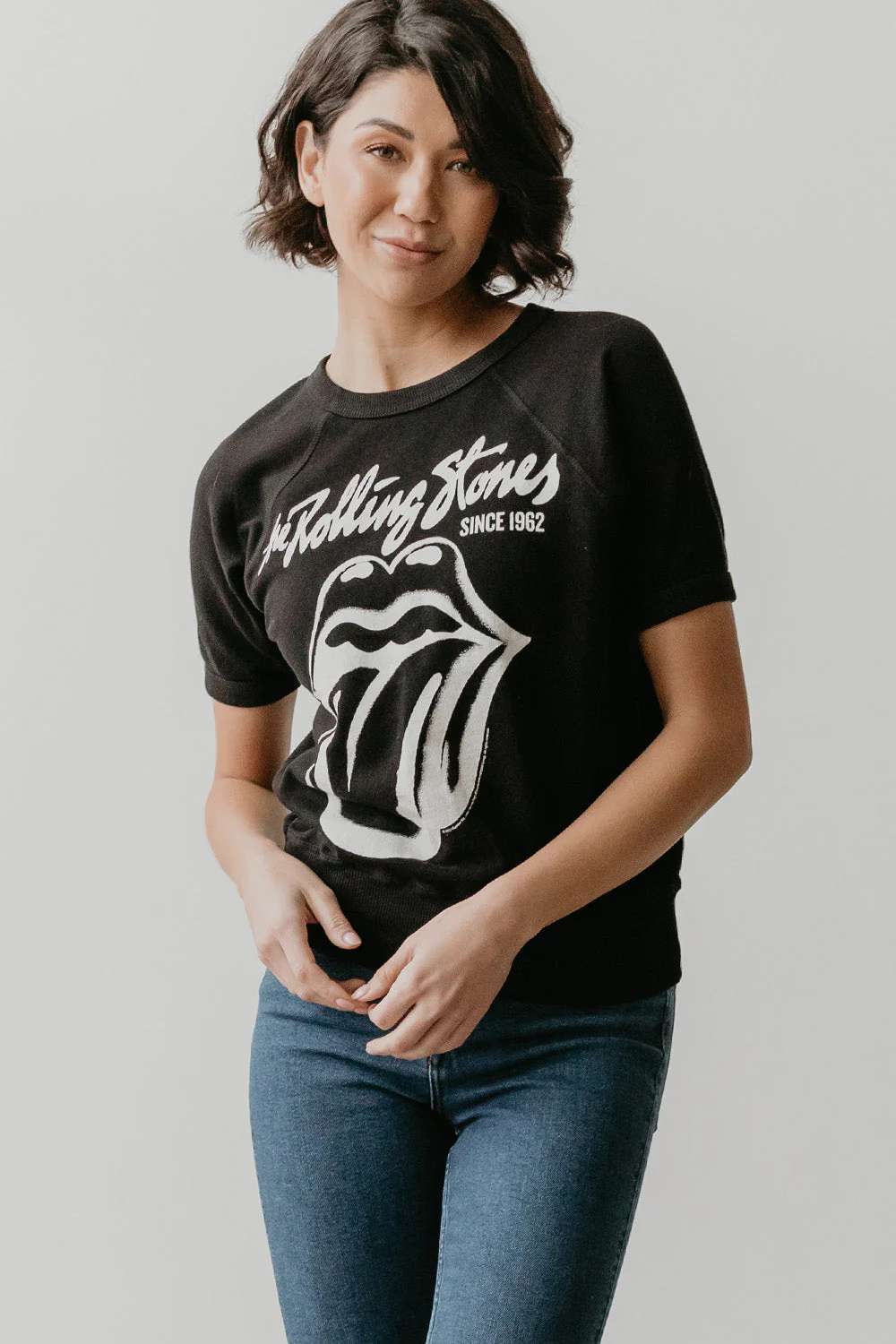 Rolling Stones Black Raglan Tee - Image 8