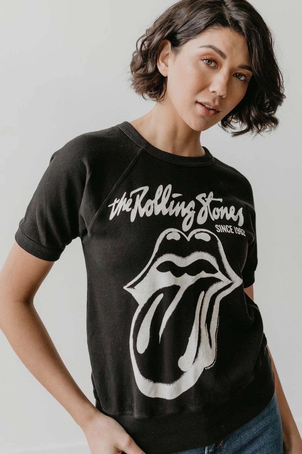Rolling Stones Black Raglan Tee - Image 9