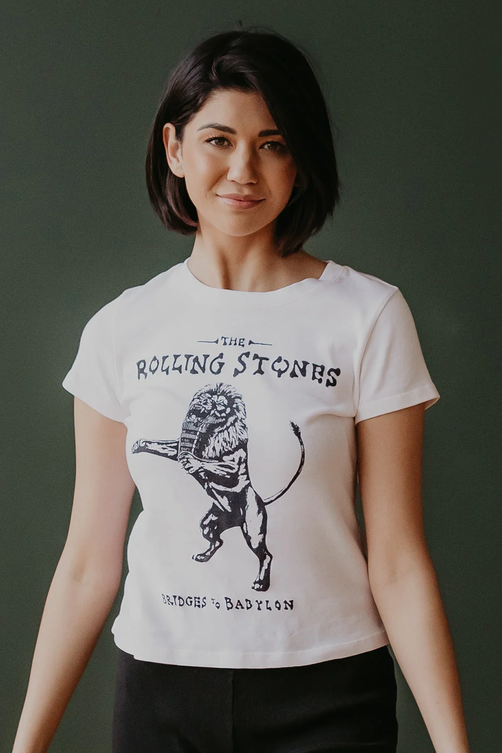 Rolling Stones Bridges to Babylon Baby Tee - Image 3