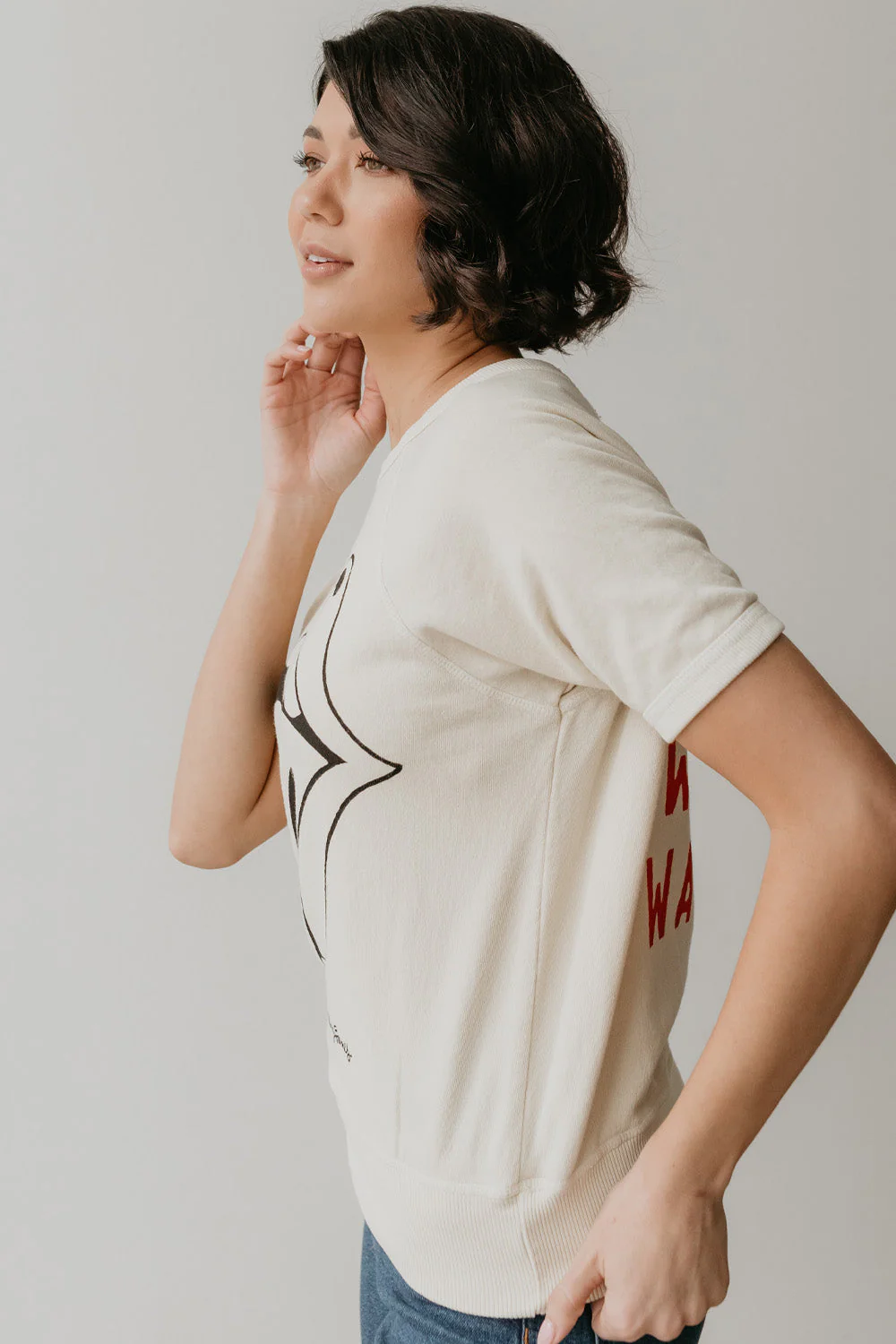 Rolling Stones Ivory Raglan Tee - Image 10