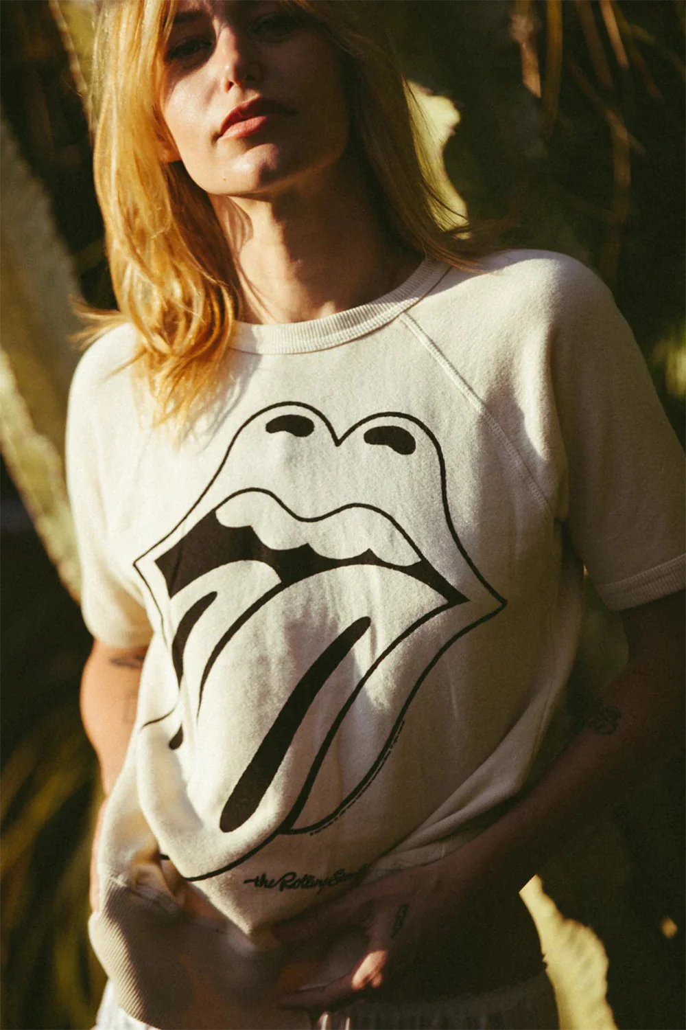 Rolling Stones Ivory Raglan Tee - Image 4