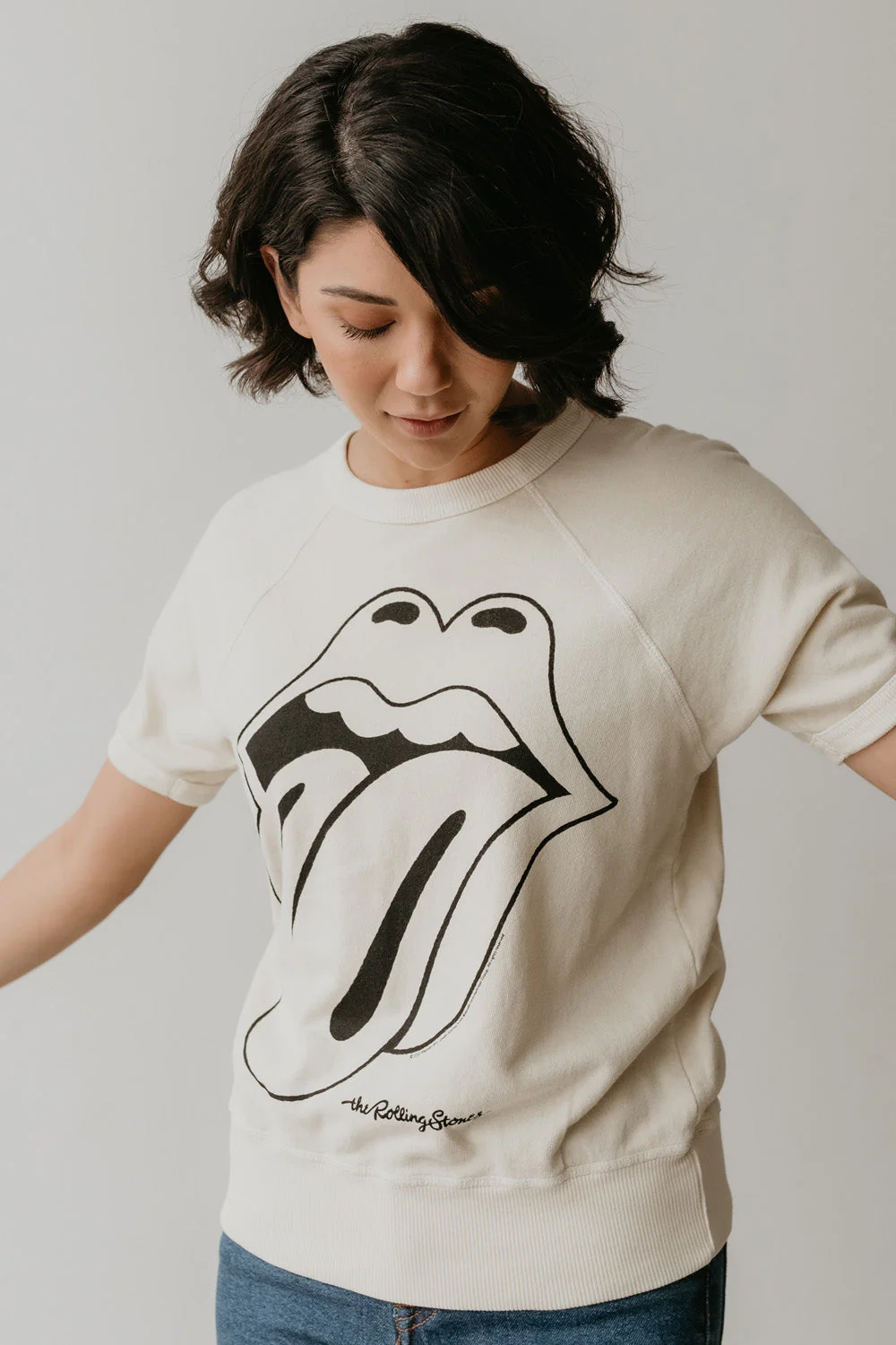 Rolling Stones Ivory Raglan Tee - Image 7