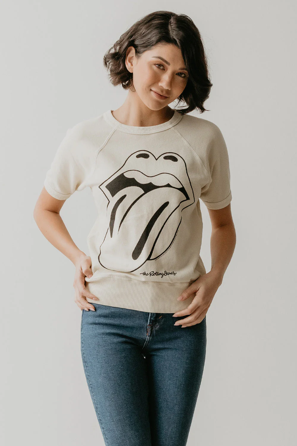 Rolling Stones Ivory Raglan Tee - Image 9