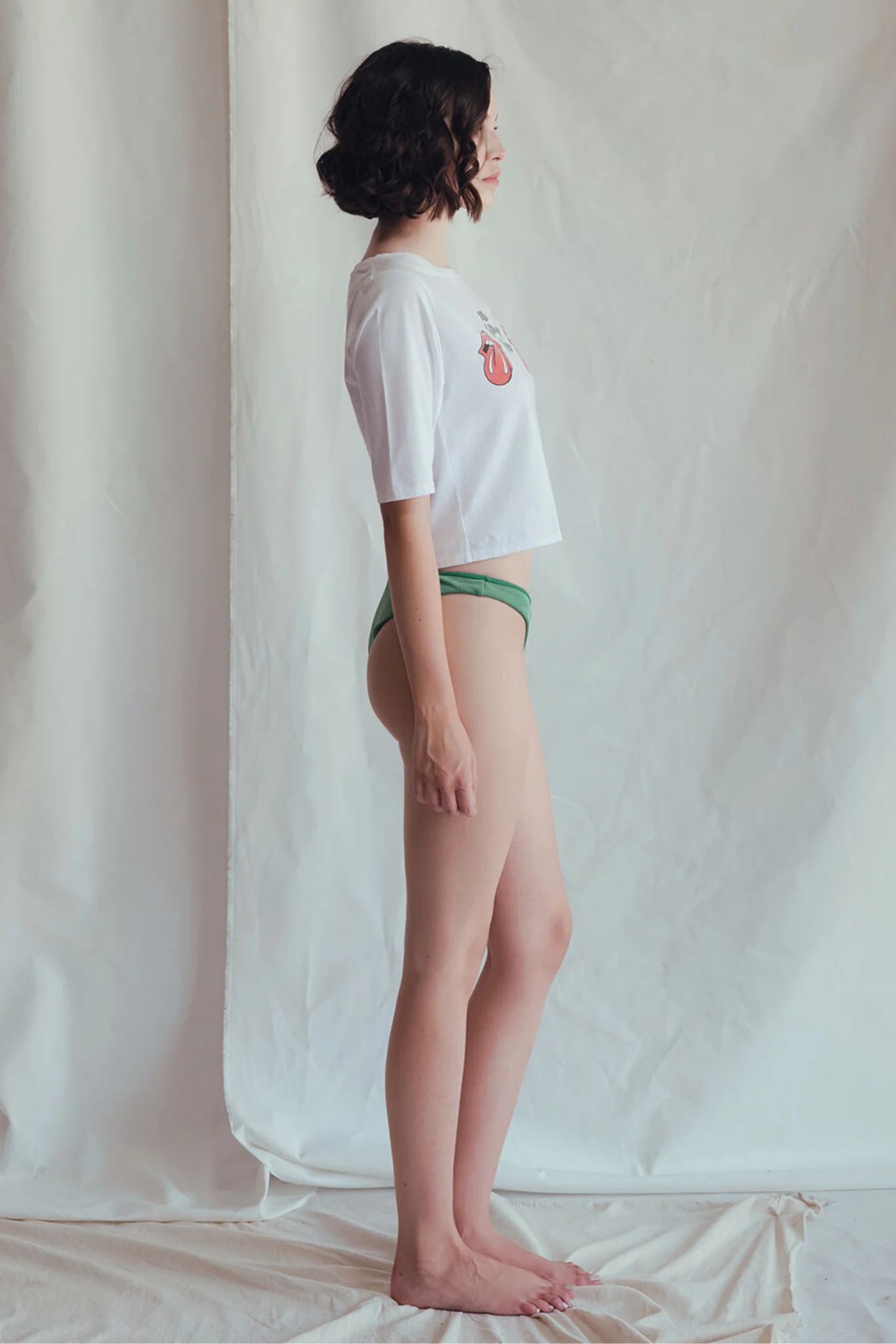 Rolling Stones Start Me Up Crop Tee - Image 3