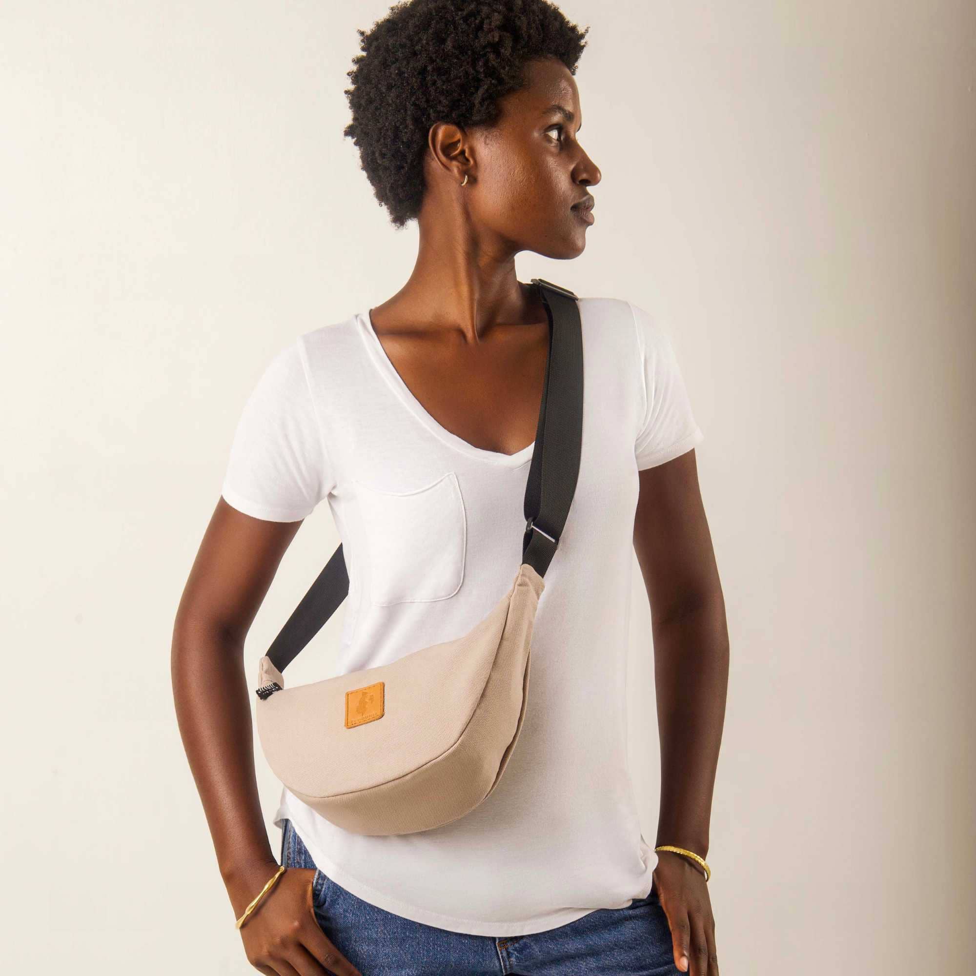 Round Mini Canvas Crossbody Shoulder Bag for Women - Image 16