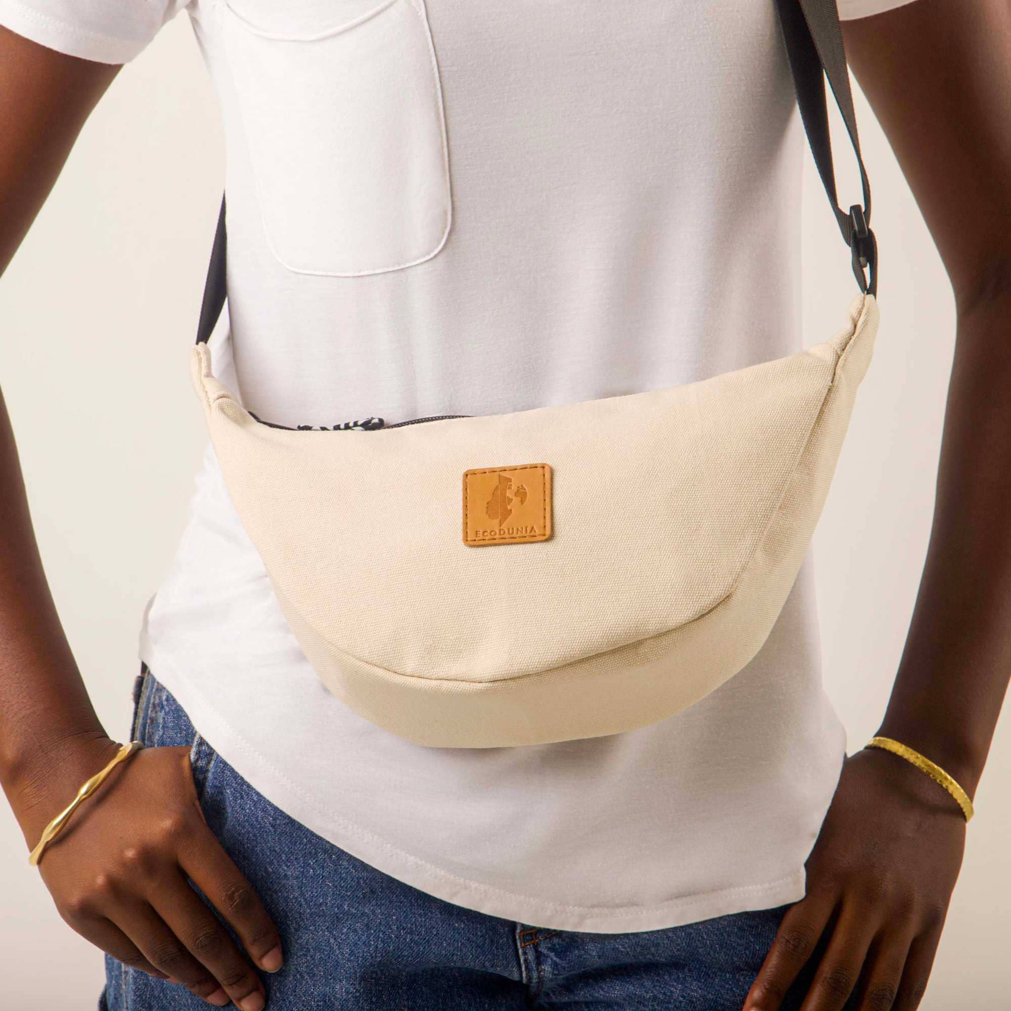 Round Mini Canvas Crossbody Shoulder Bag for Women - Image 17
