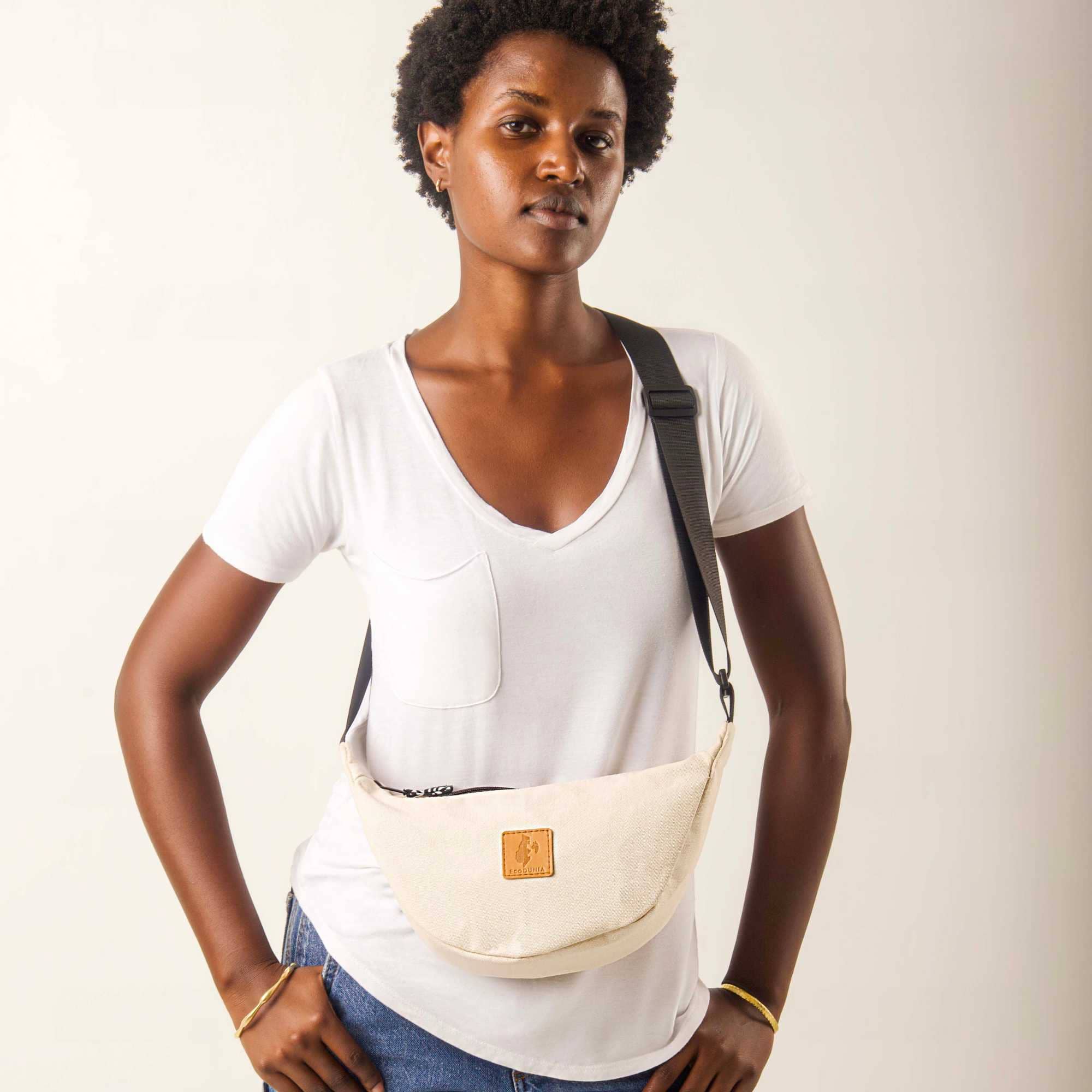 Round Mini Canvas Crossbody Shoulder Bag for Women - Image 18