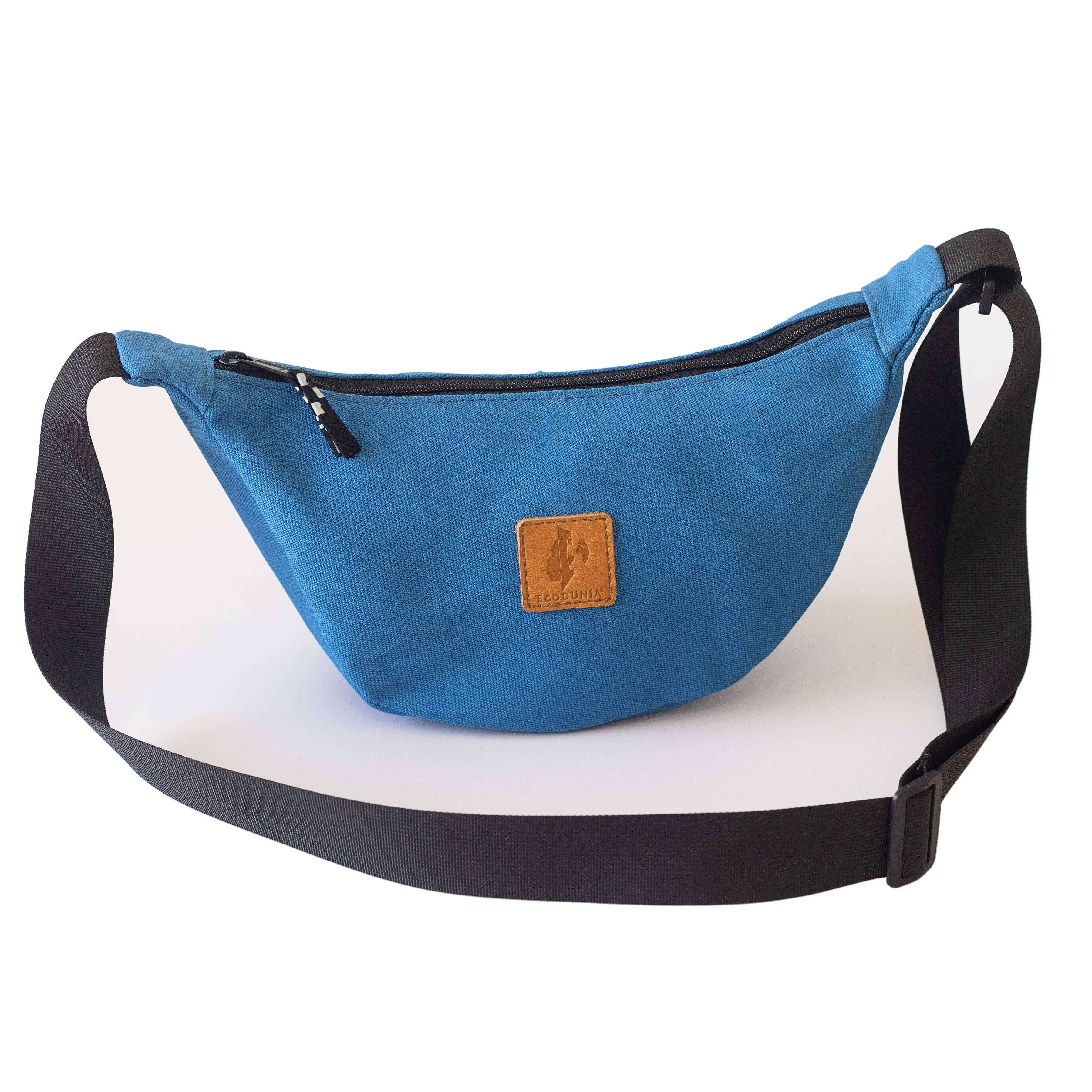 Round Mini Canvas Crossbody Shoulder Bag for Women - Image 2
