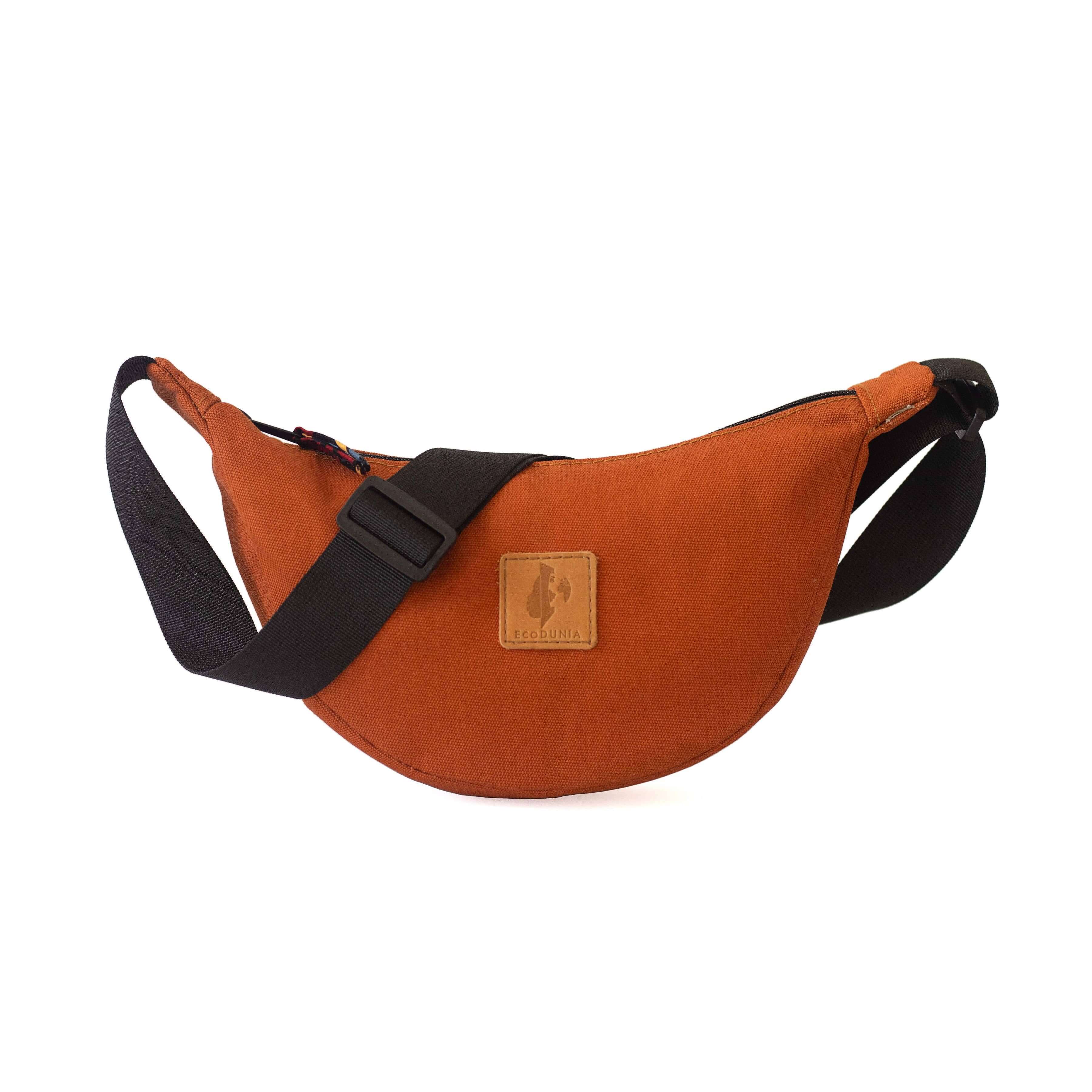 Round Mini Canvas Crossbody Shoulder Bag for Women - Image 9