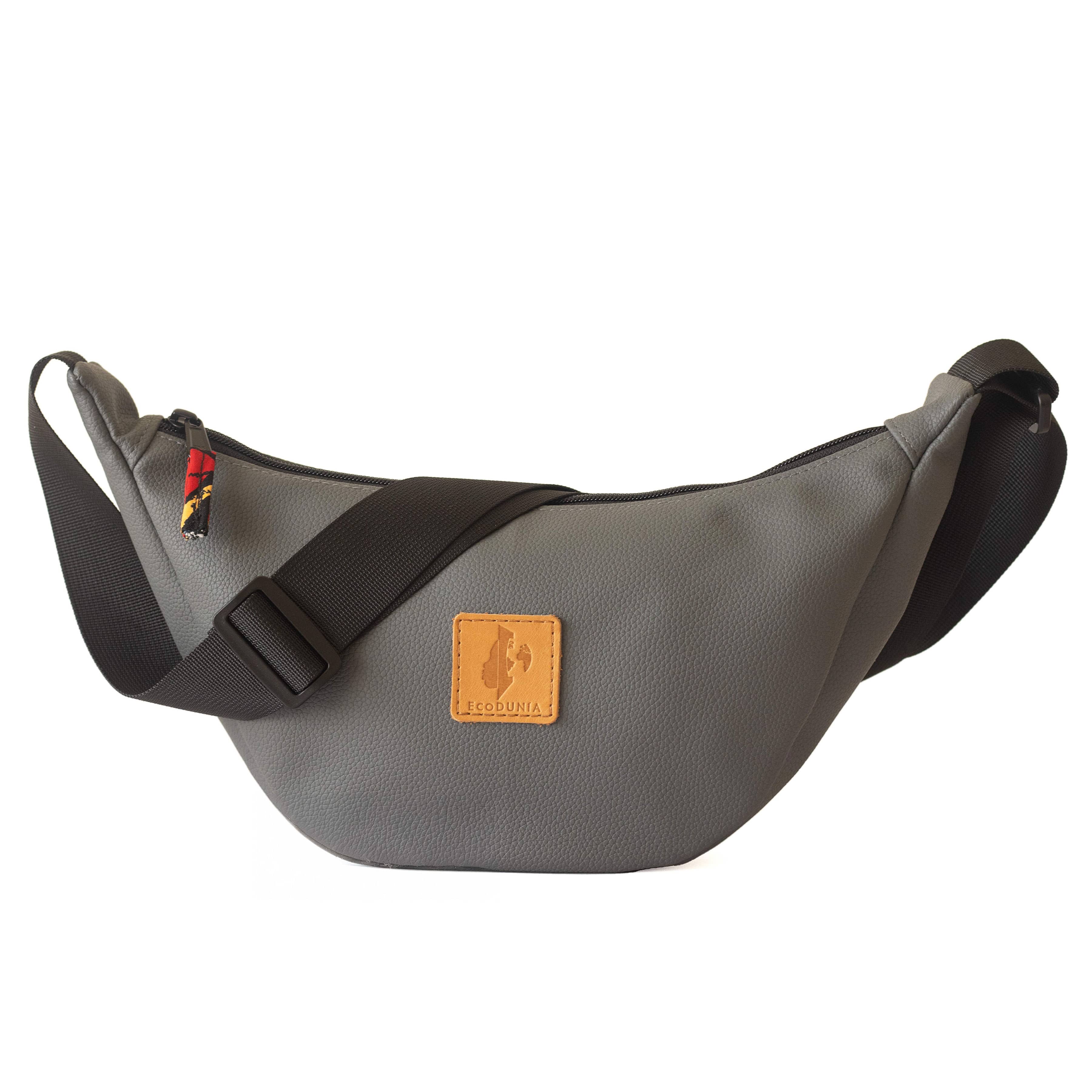 Round Mini Vegan Leather Crossbody Shoulder Bag - Image 10