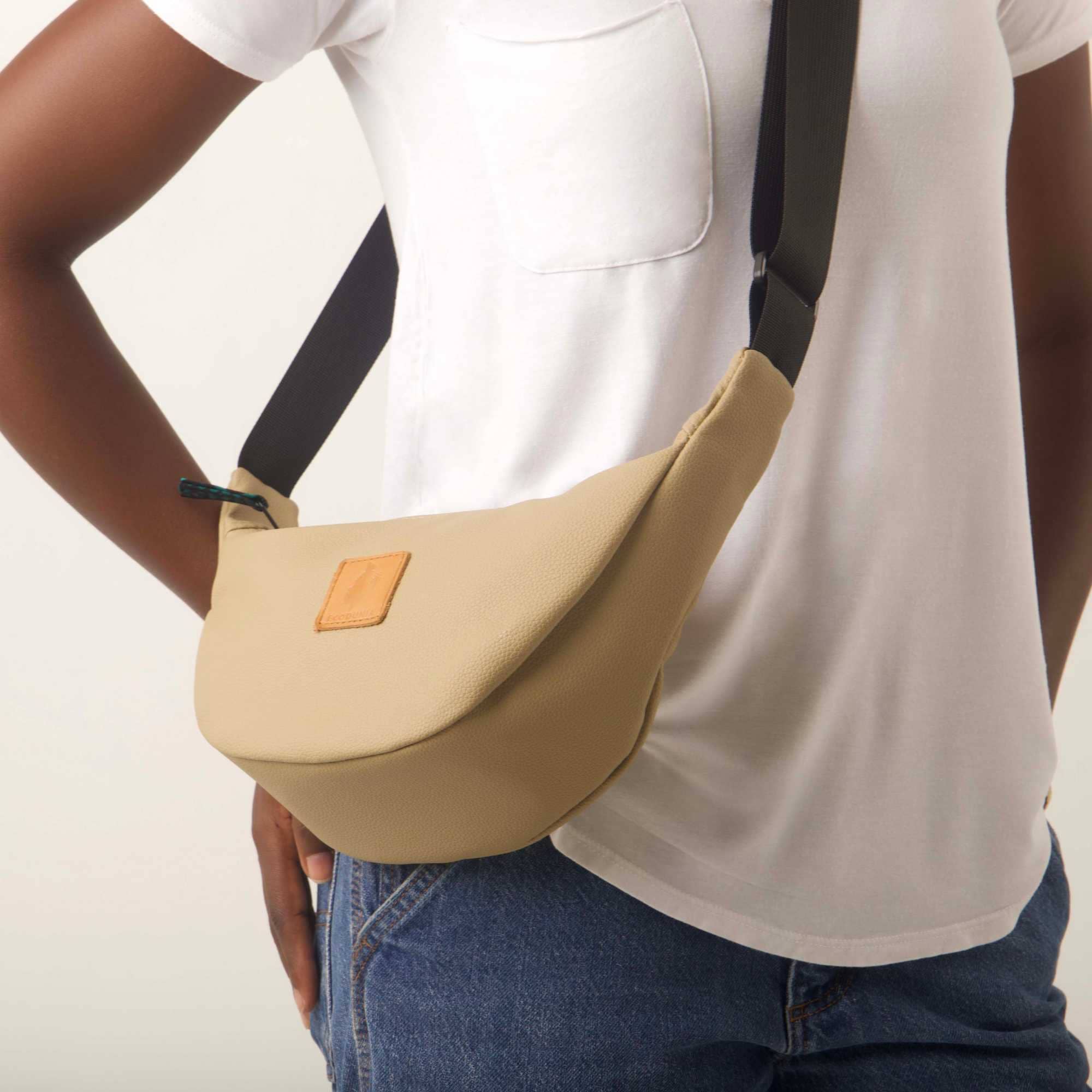 Round Mini Vegan Leather Crossbody Shoulder Bag - Image 22