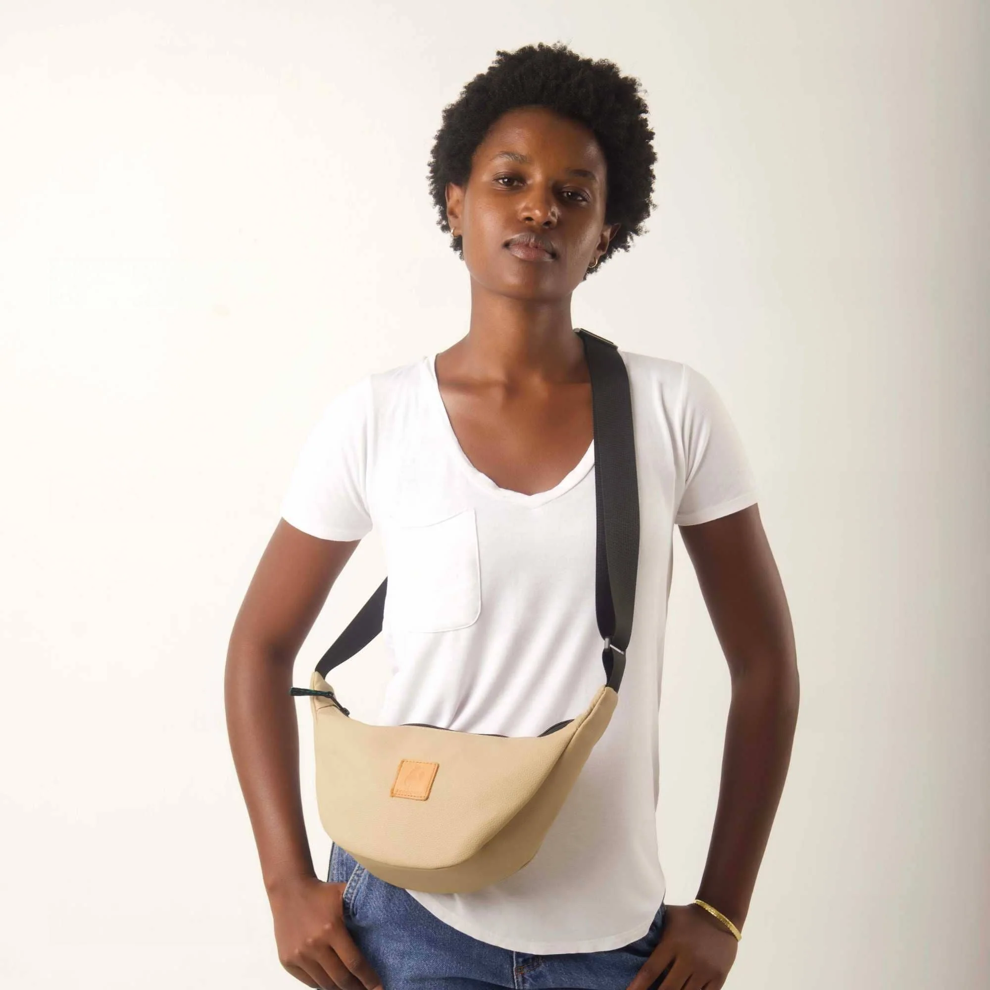 Round Mini Vegan Leather Crossbody Shoulder Bag - Image 23