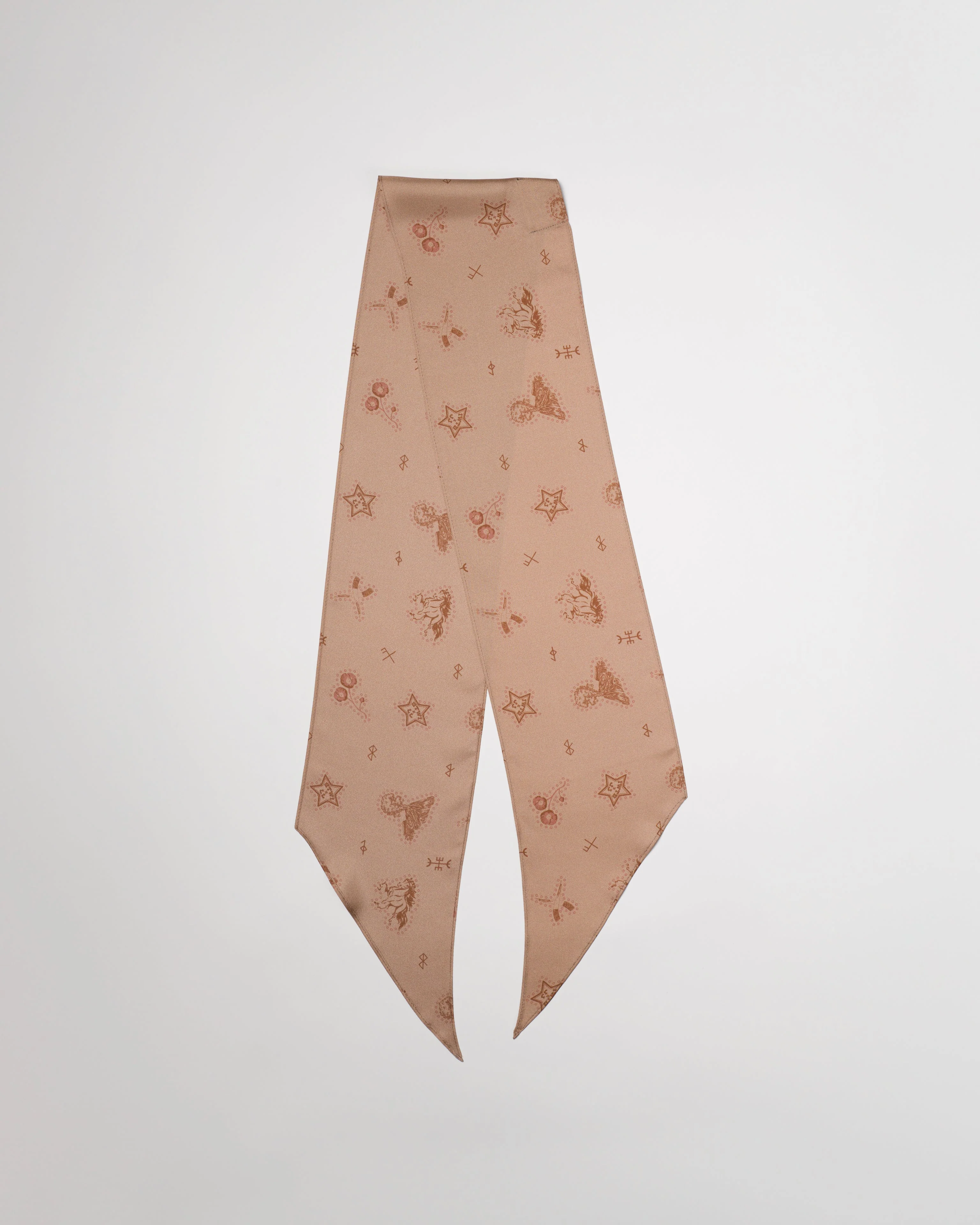 Runes Skinny Scarf - Image 2