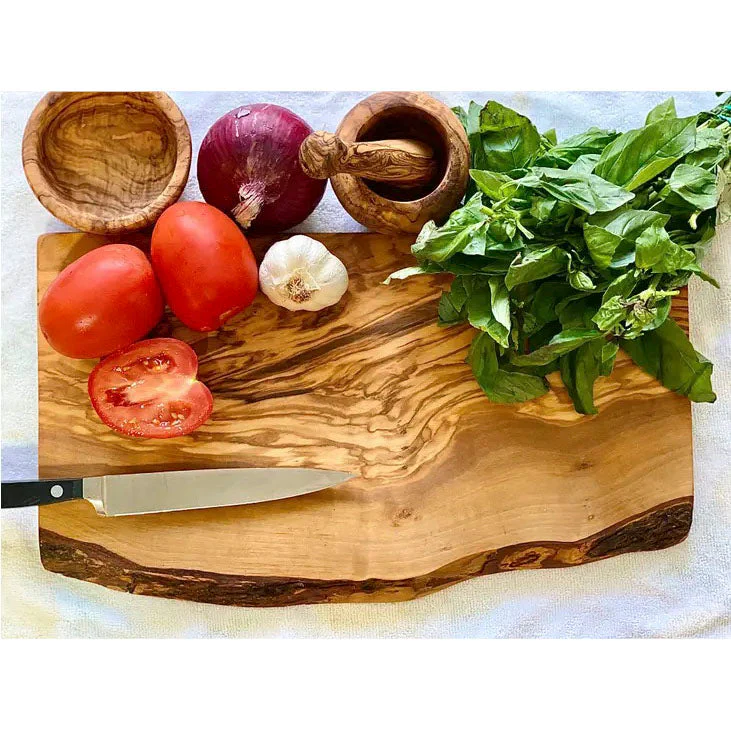 Rustic Olive Wood Cutting Board - Image 2
