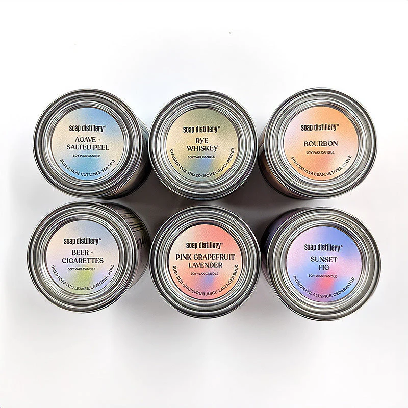 Rye Whiskey Soy Wax Candle - Image 3