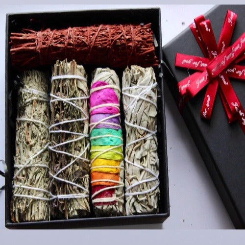 Sage smudge kit for house cleansing | Spiritual gift set - Image 2