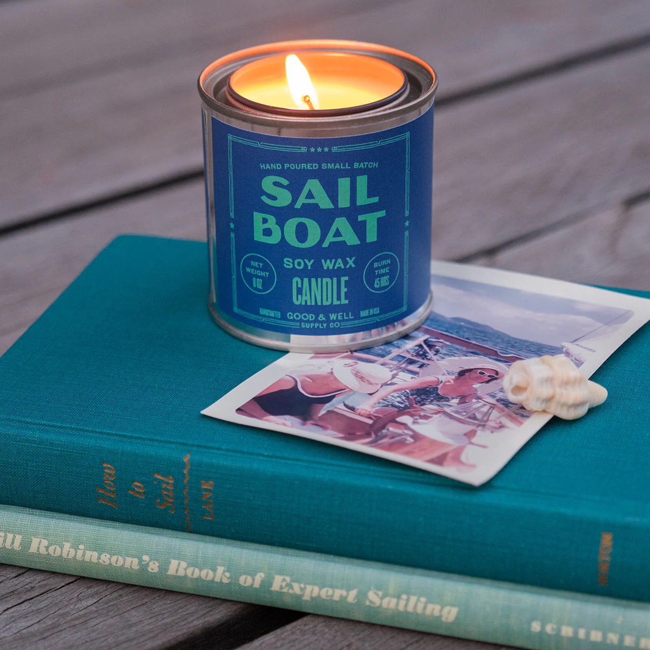 Sailboat Happy Place Candle - Image 2