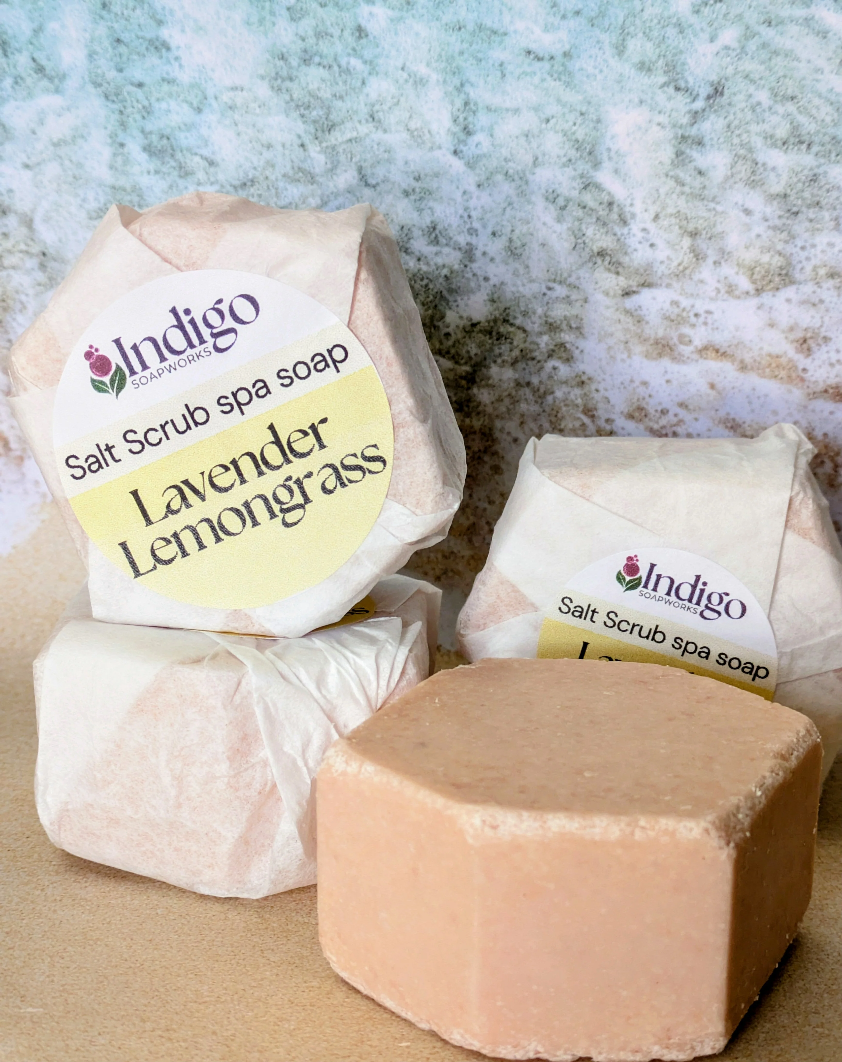 Salt Scrub Bar Soap - choose scent! - Image 3