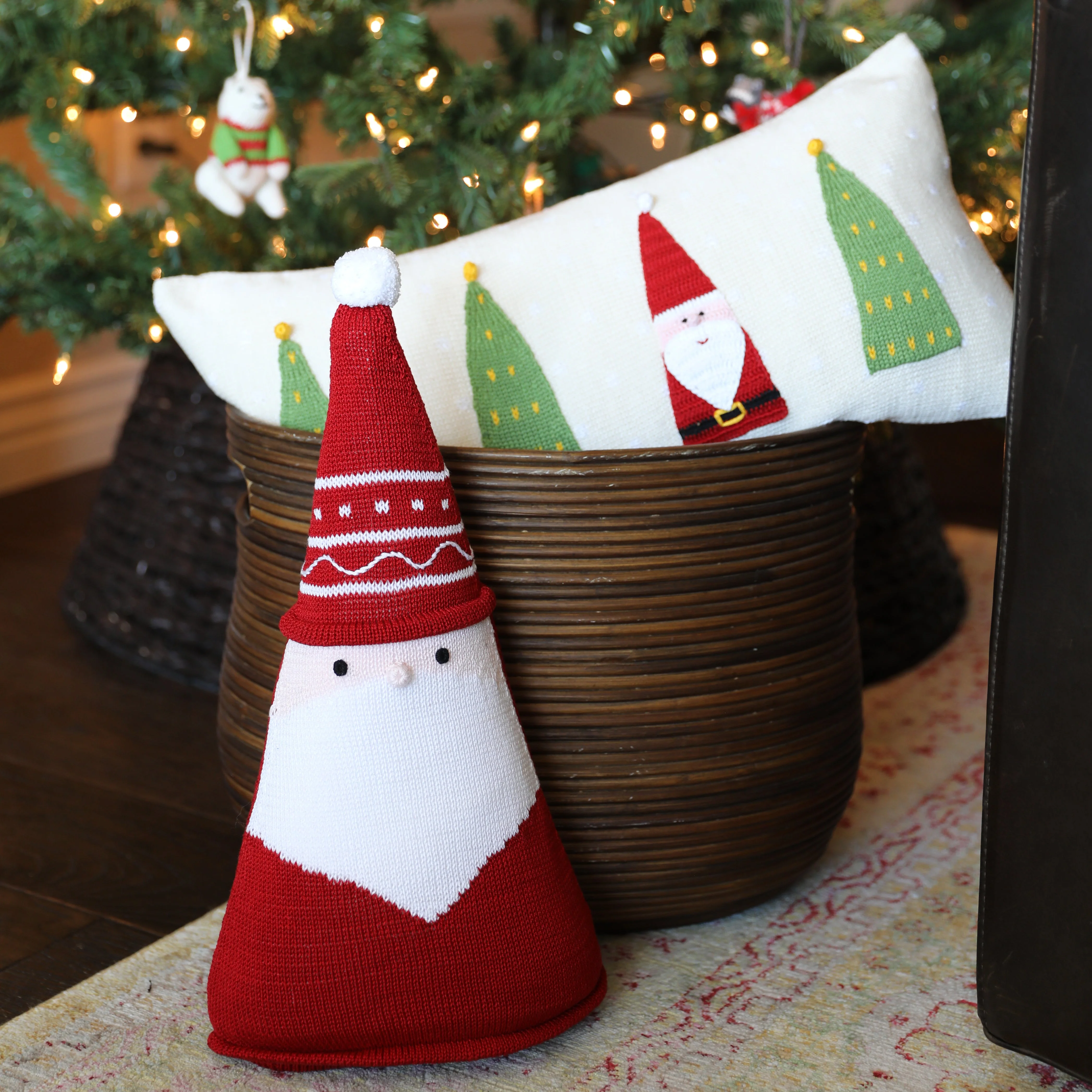 Santa Forest Lumbar Pillow - Image 3