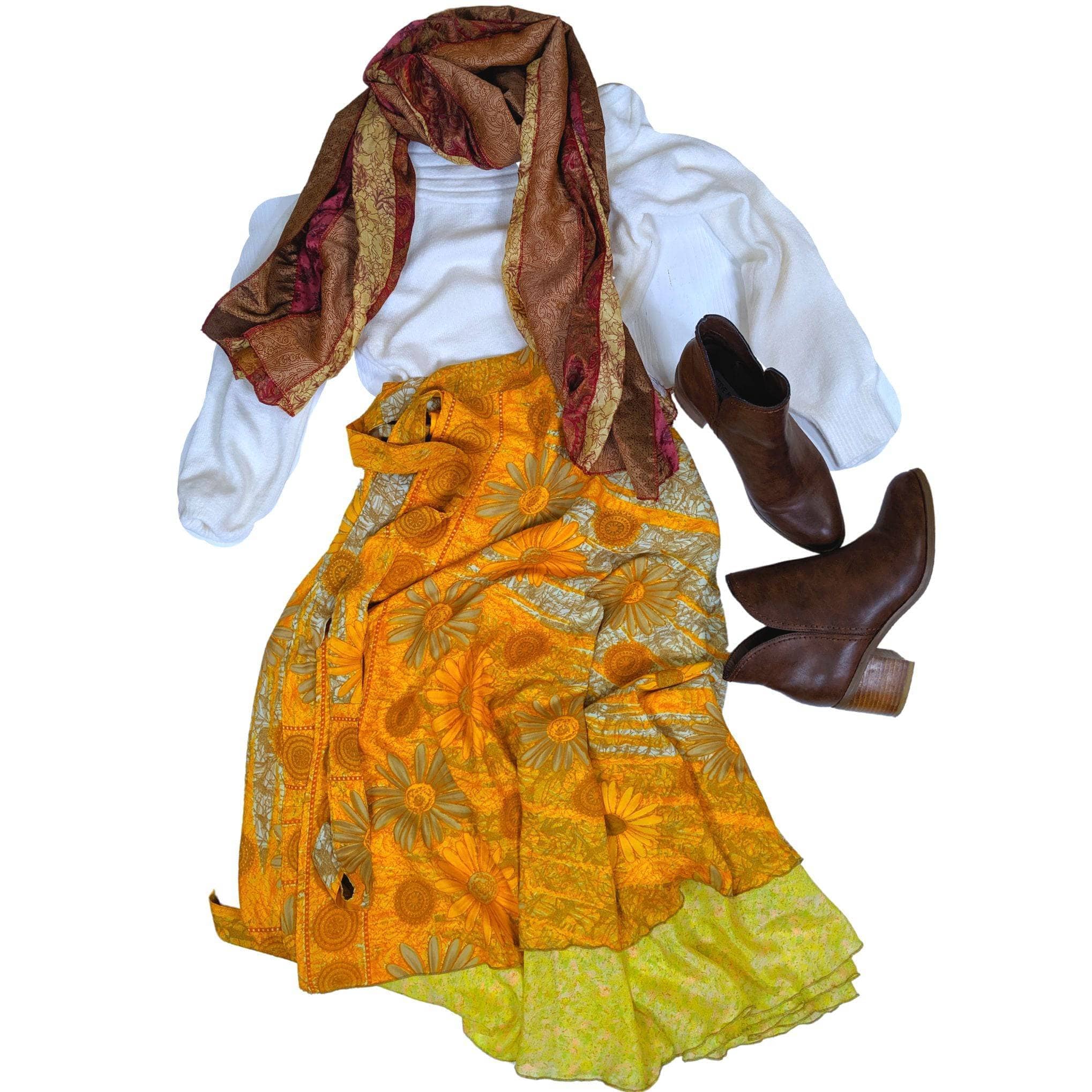 Sari Wrap Skirts - Discovery 3-Pack - Image 10